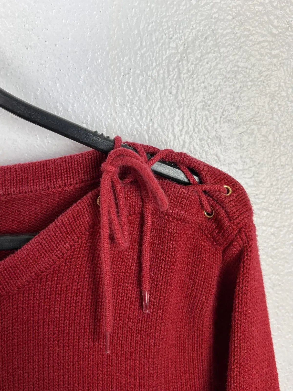 Lauren Ralph Lauren Vintage Lauren Ralph Lauren Marine Striped Sweater In Red Size M / US 6-8 / IT 42-44 - 4 Thumbnail
