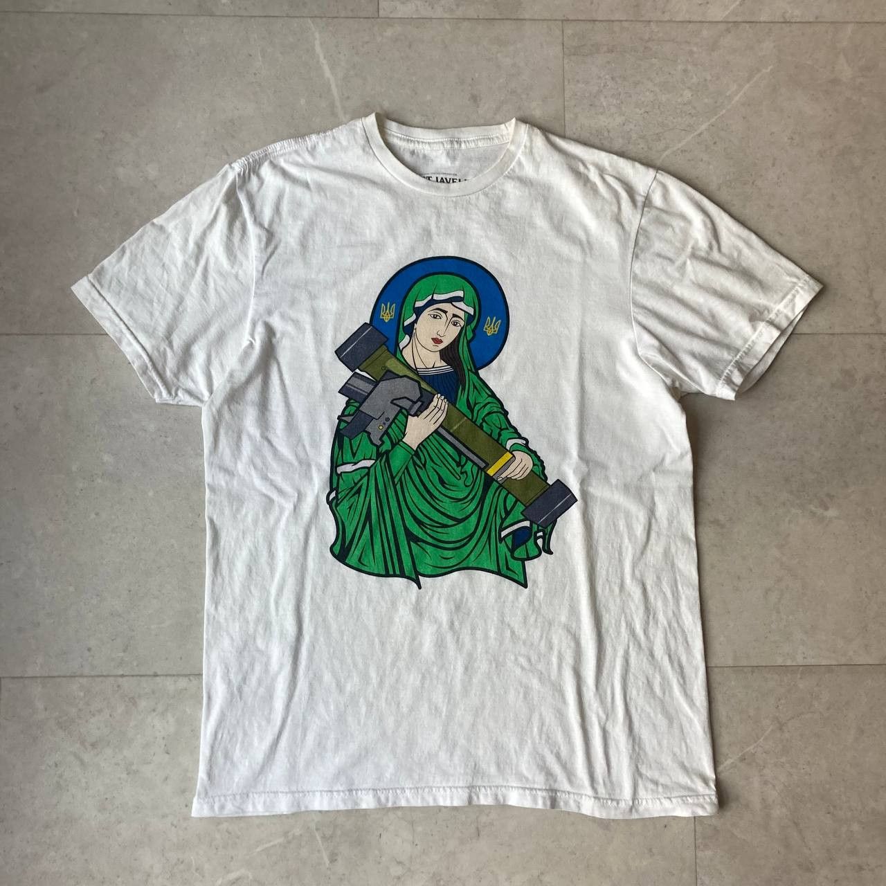 Arts & Science Saint Javelin Ukraine Military Mary Mother Of Jesus Art Tee Size US M / EU 48-50 / 2 - 1 Thumbnail