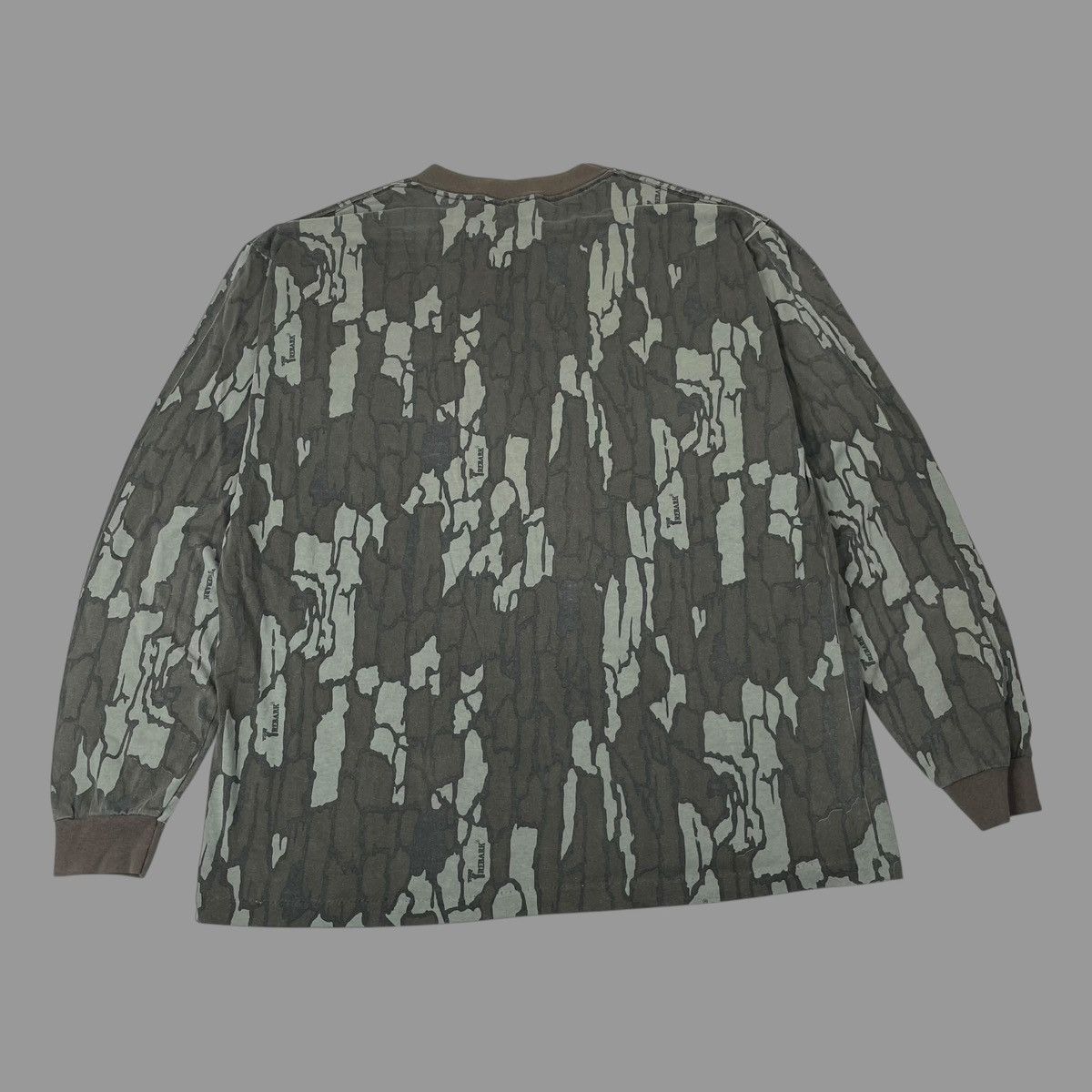 Vintage Vintage 90s camo long sleeve t shirt Size US XL / EU 56 / 4 - 2 Thumbnail