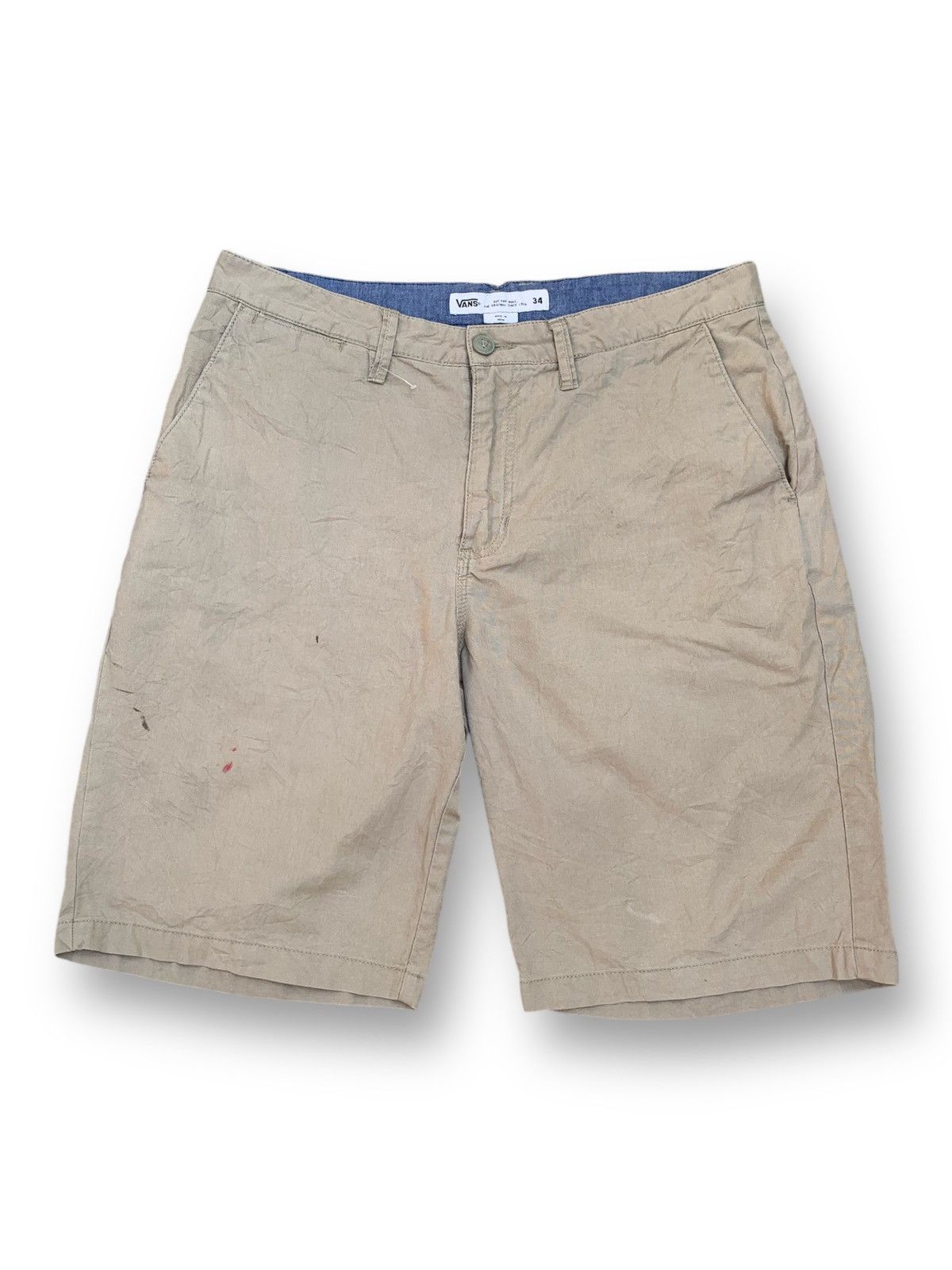 Vans Steals! Vans Off The Wall Skate Short Pants Size US 34 / EU 50 - 1 Thumbnail