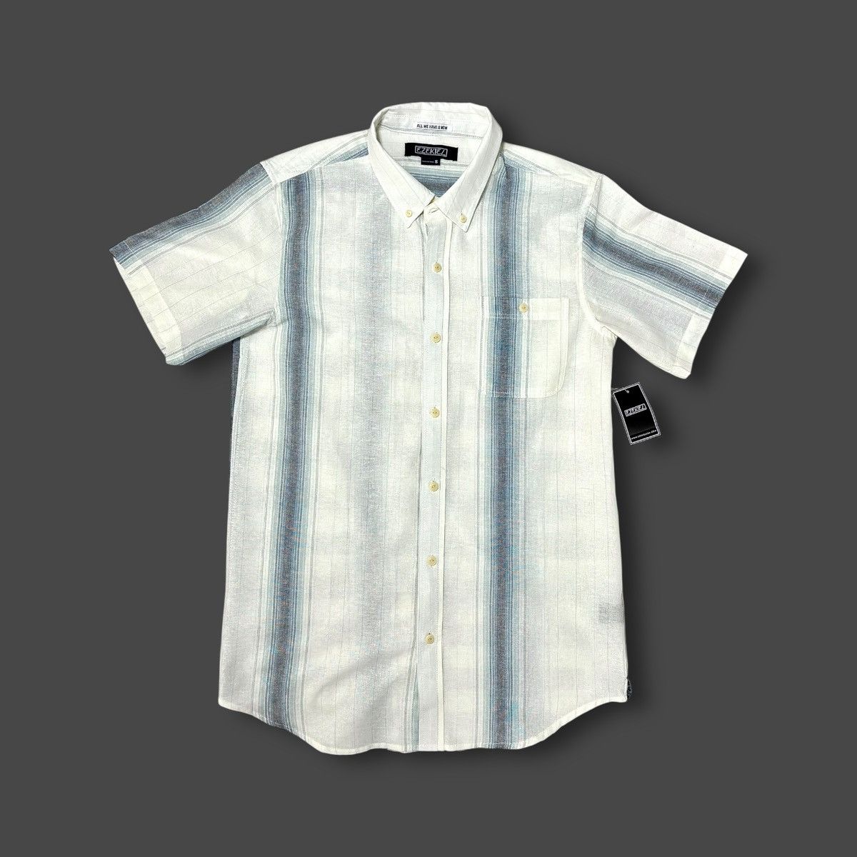 Ezekiel Ezekiel Men’s Steady Striped Short Sleeve Shirt Sz S Size US S / EU 44-46 / 1 - 5 Thumbnail