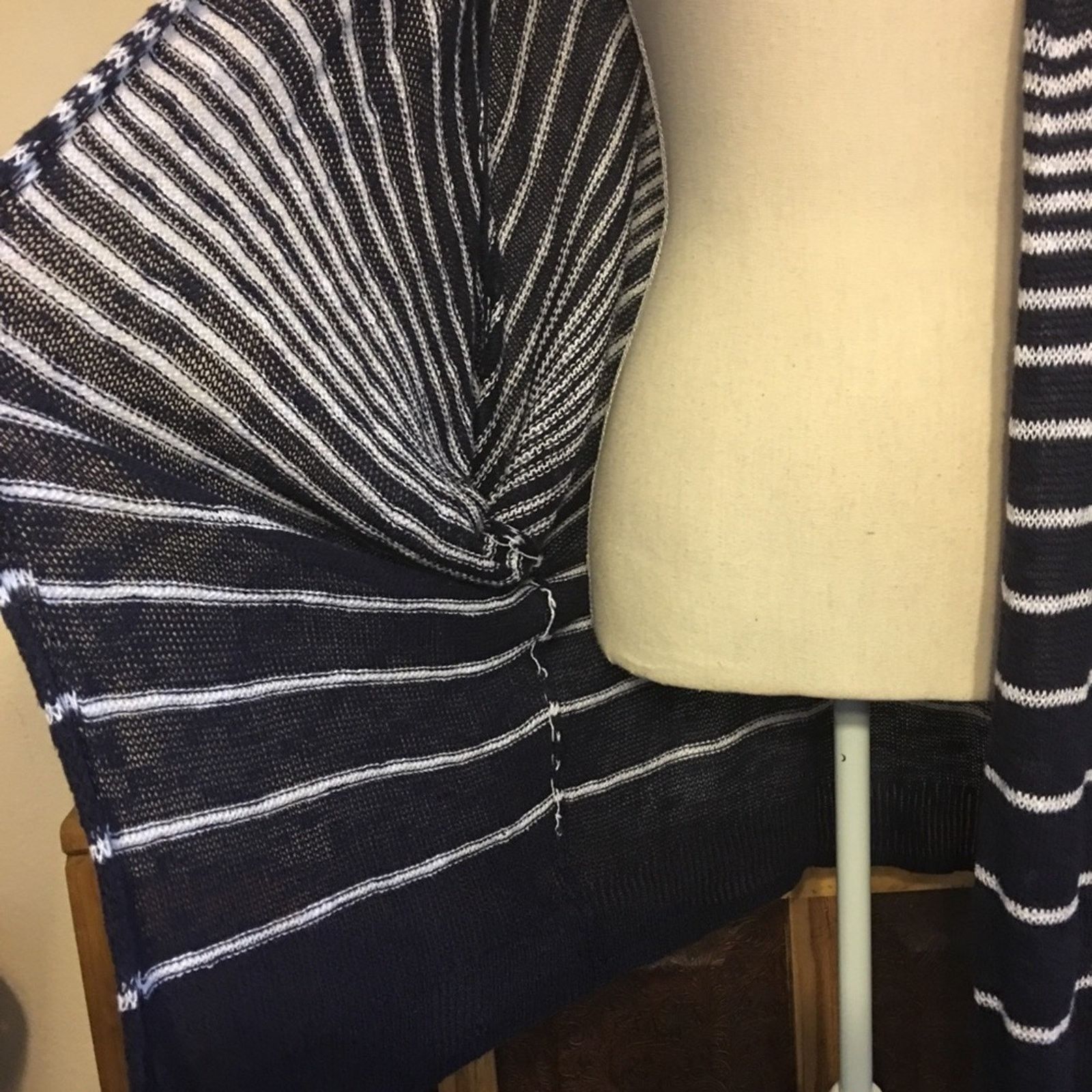 Arizona Jean Co. Arizona Jeans Navy white stripe bat wing wrap Size M / US 6-8 / IT 42-44 - 5 Thumbnail