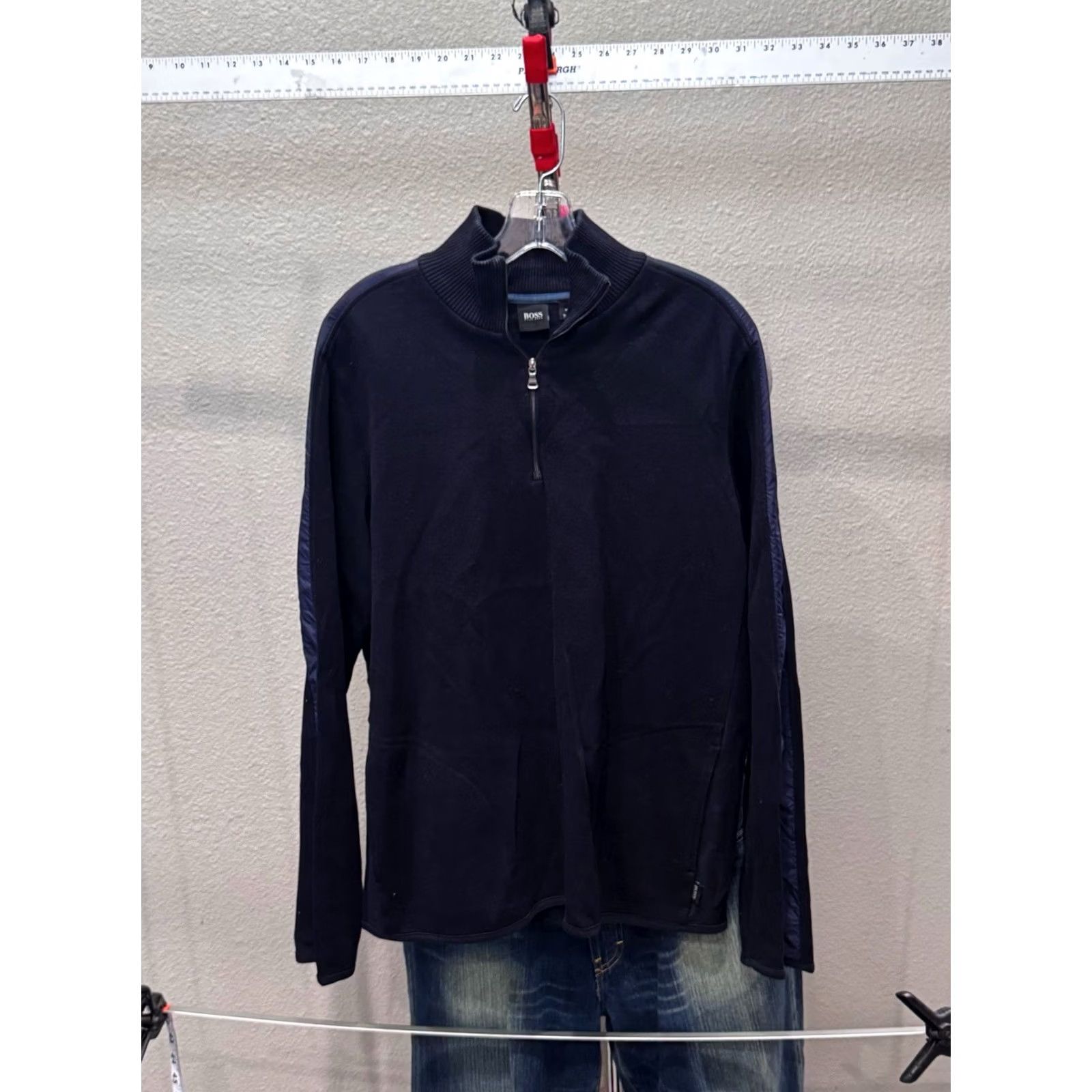 Hugo Boss Hugo Boss Sweater XL Navy Blue Zippered Men XS? Size US XL / EU 56 / 4 - 2 Thumbnail