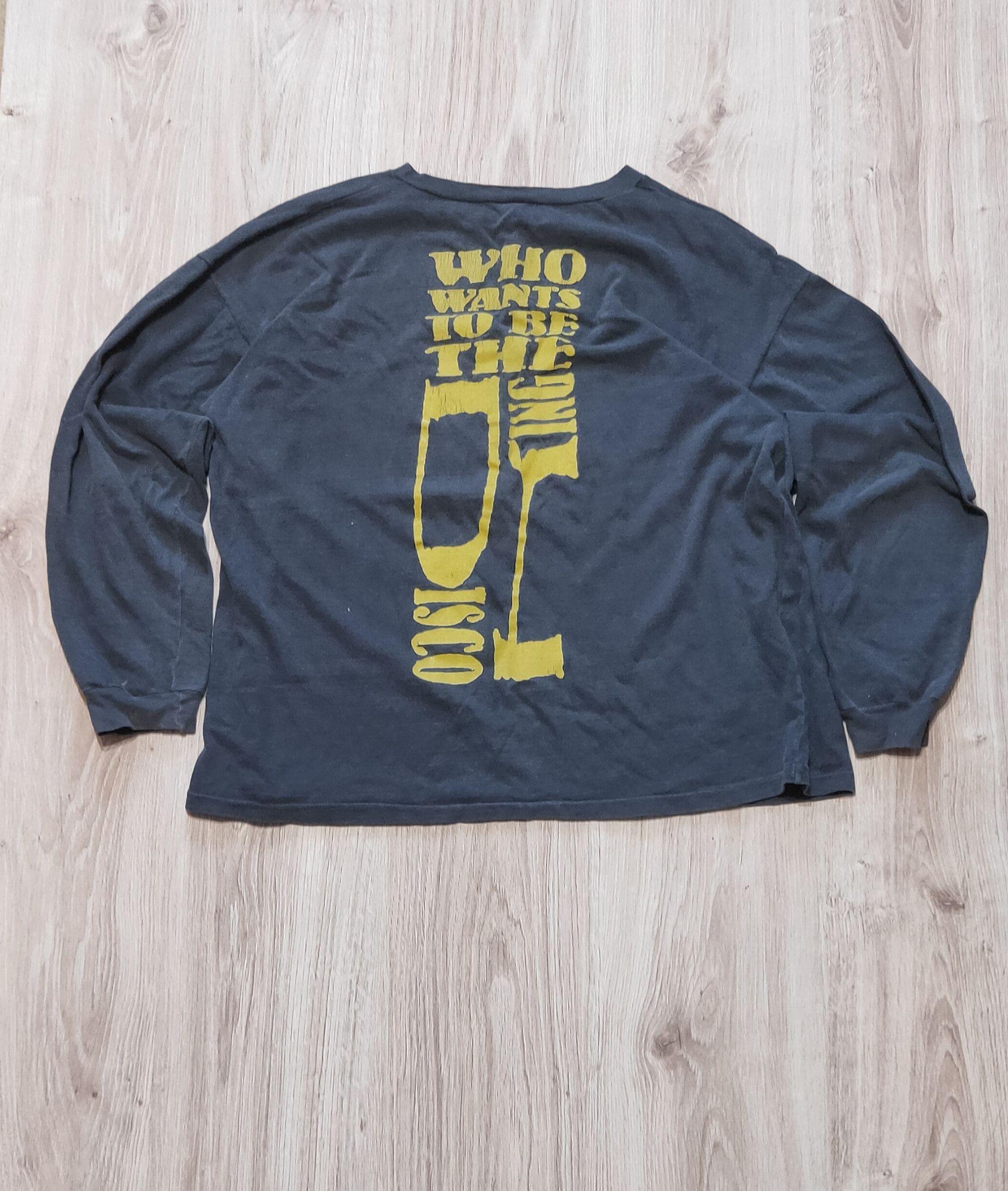 Band Tees × Vintage The Wonder Stuff 80s Who wants to be disco king longsleeve Size US XL / EU 56 / 4 - 2 Thumbnail