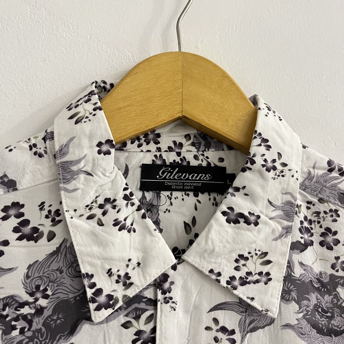 Japanese Brand Gilevans Hawaian Button Up Size US L / EU 52-54 / 3 - 4 Thumbnail