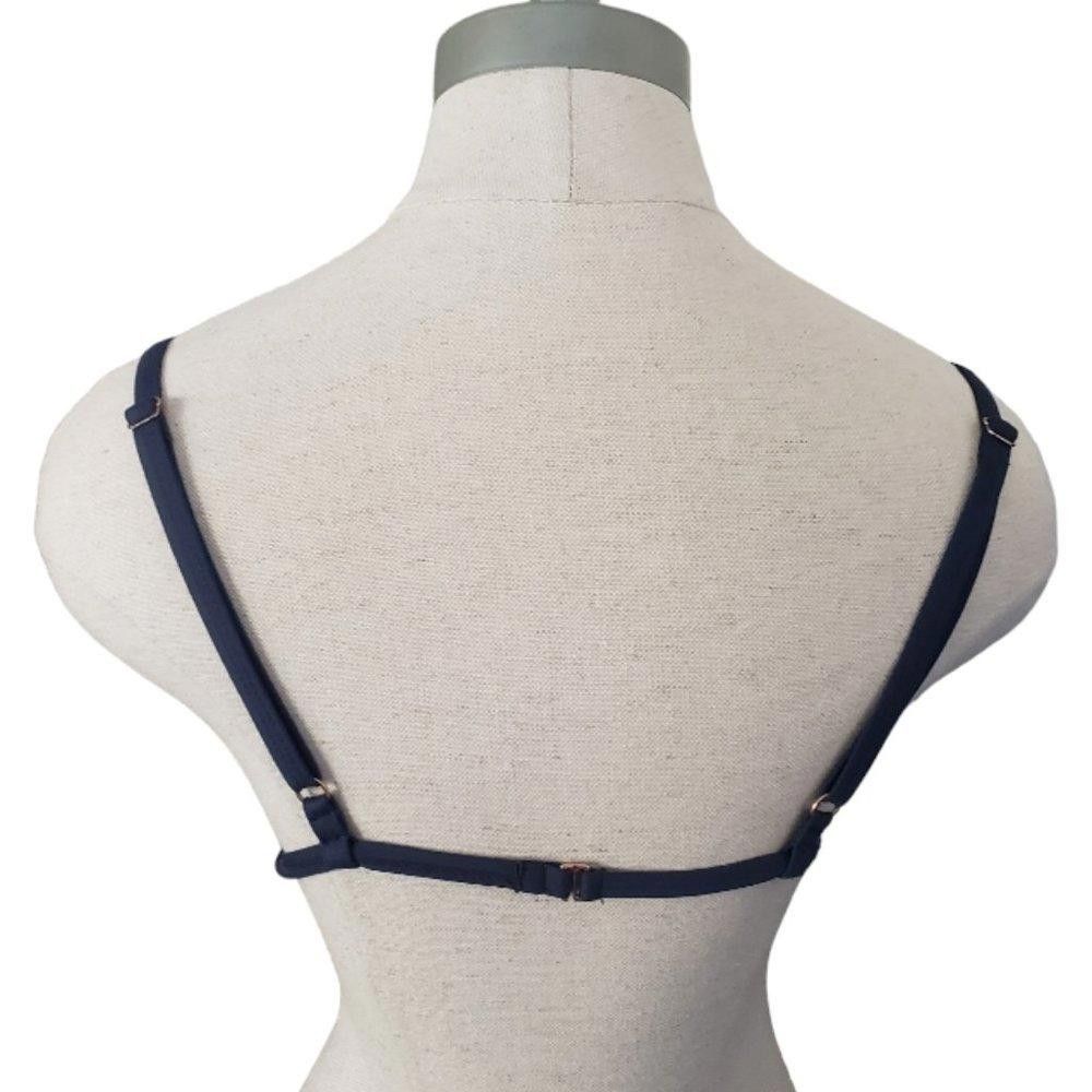 Designer CT866 Tavik+ Swimwear Navy Blue Adjustable Bikini Top L Size ONE SIZE - 3 Thumbnail