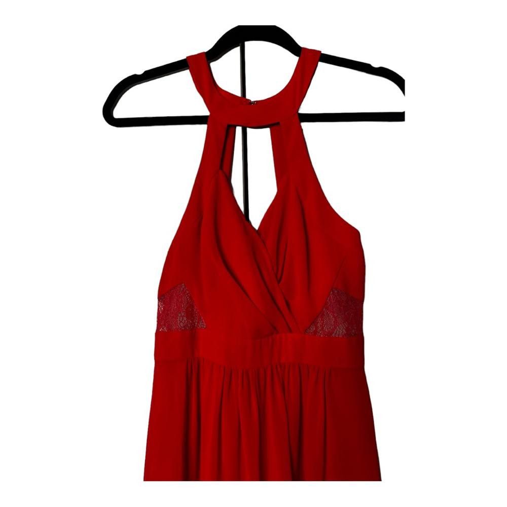 Designer BCBGeneration l Red Maxi W Lace Detail Size 4 Size S / US 4 / IT 40 - 5 Thumbnail