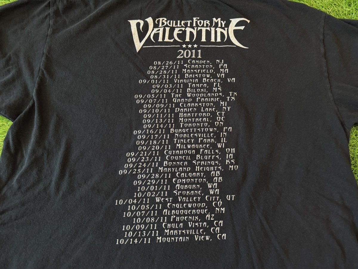 Band Tees 2011 Tour Bullet For My Valentine Metal Band Anvil T-shirt Size US XXL / EU 58 / 5 - 5 Thumbnail