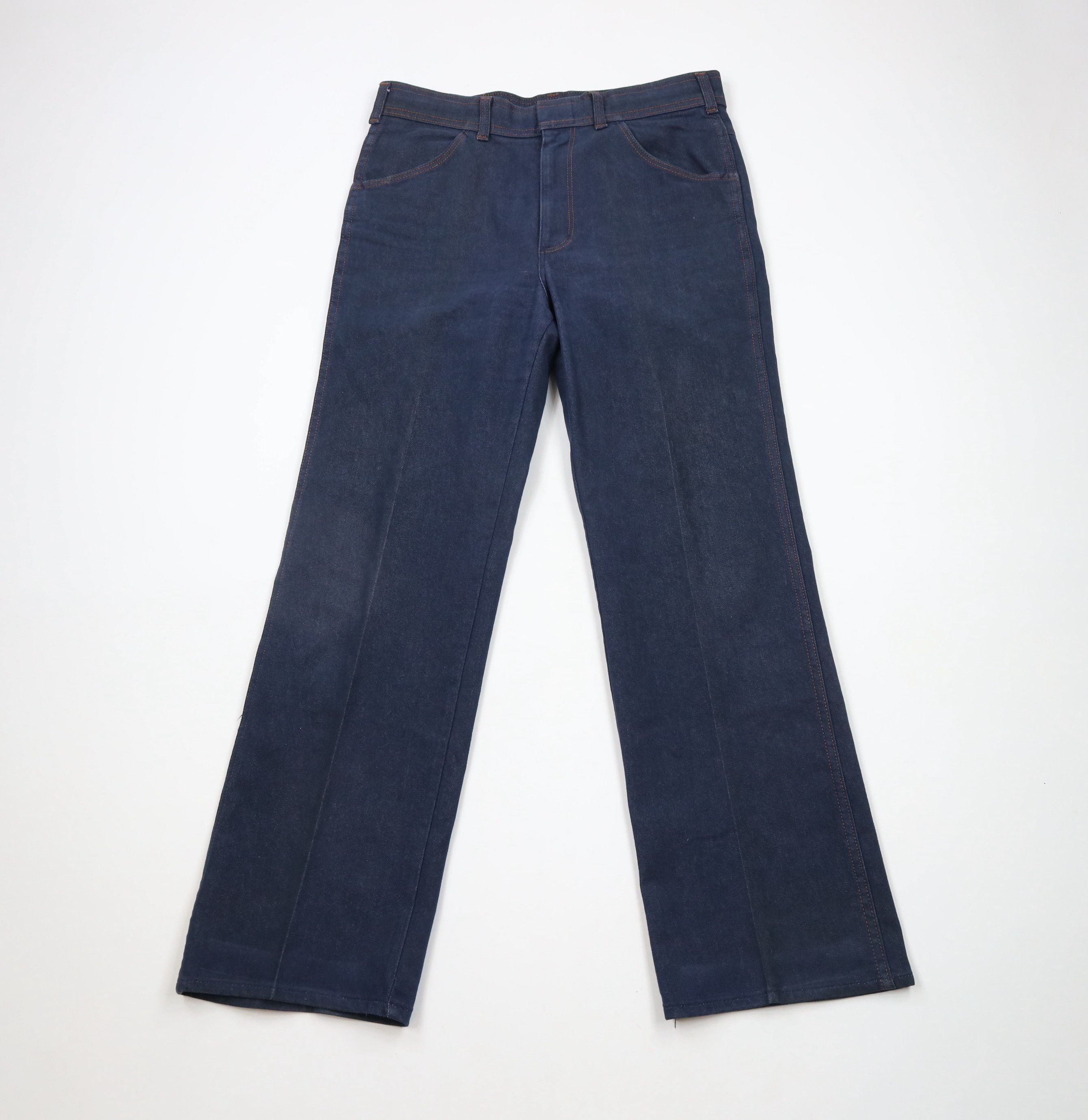 Vintage Vintage 70s Streetwear Flared Bell Bottoms Denim Jeans USA Size US 32 / EU 48 - 1 Thumbnail