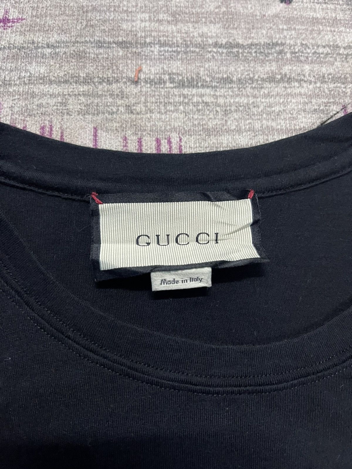 Gucci GUCCI LION EMBROIDERED “L’AVEUGLE PAR AMOUR” TEE VERY RARE Size US S / EU 44-46 / 1 - 5 Thumbnail