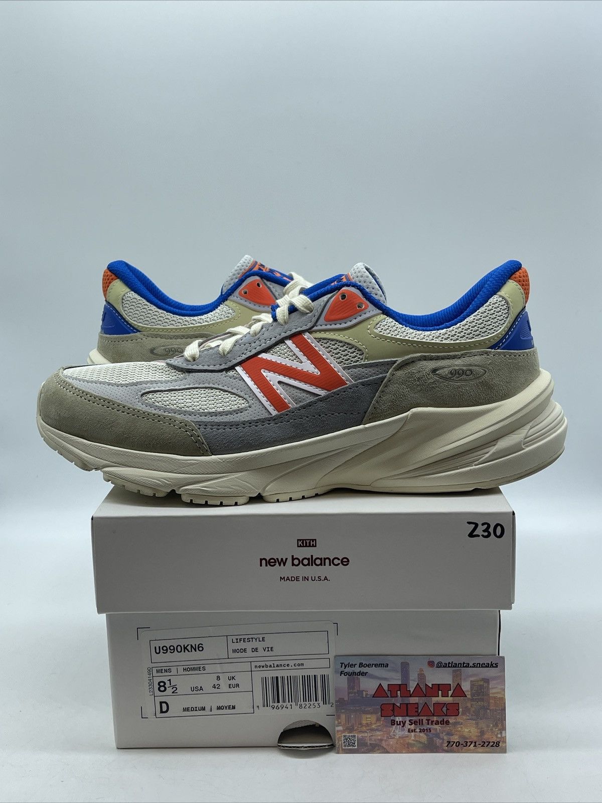 New Balance Kith x Madison square garden x 99v6 New York Knicks Size US 8.5 / EU 41-42 - 1 Thumbnail