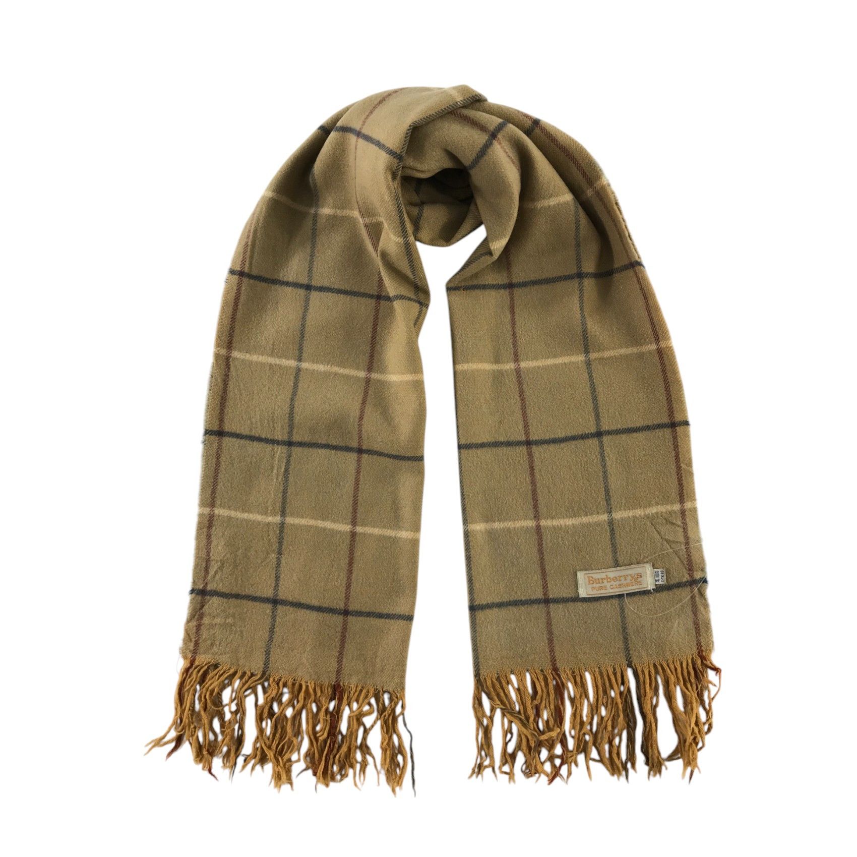 Burberry × Vintage Burberry Scarf / Muffler / Neckwear - WW1852 Size ONE SIZE - 1 Thumbnail
