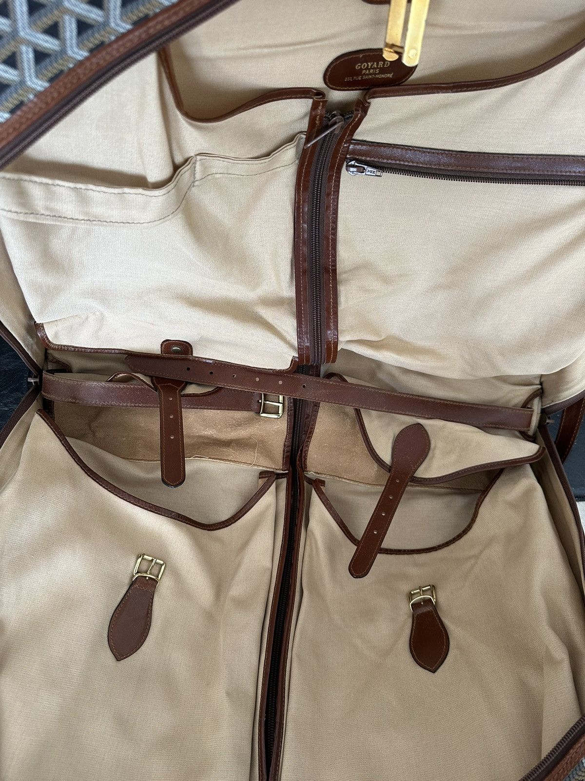 Goyard × Vintage Vintage Goyard Garment Bag x Classic Luxury Travel Size ONE SIZE - 4 Thumbnail