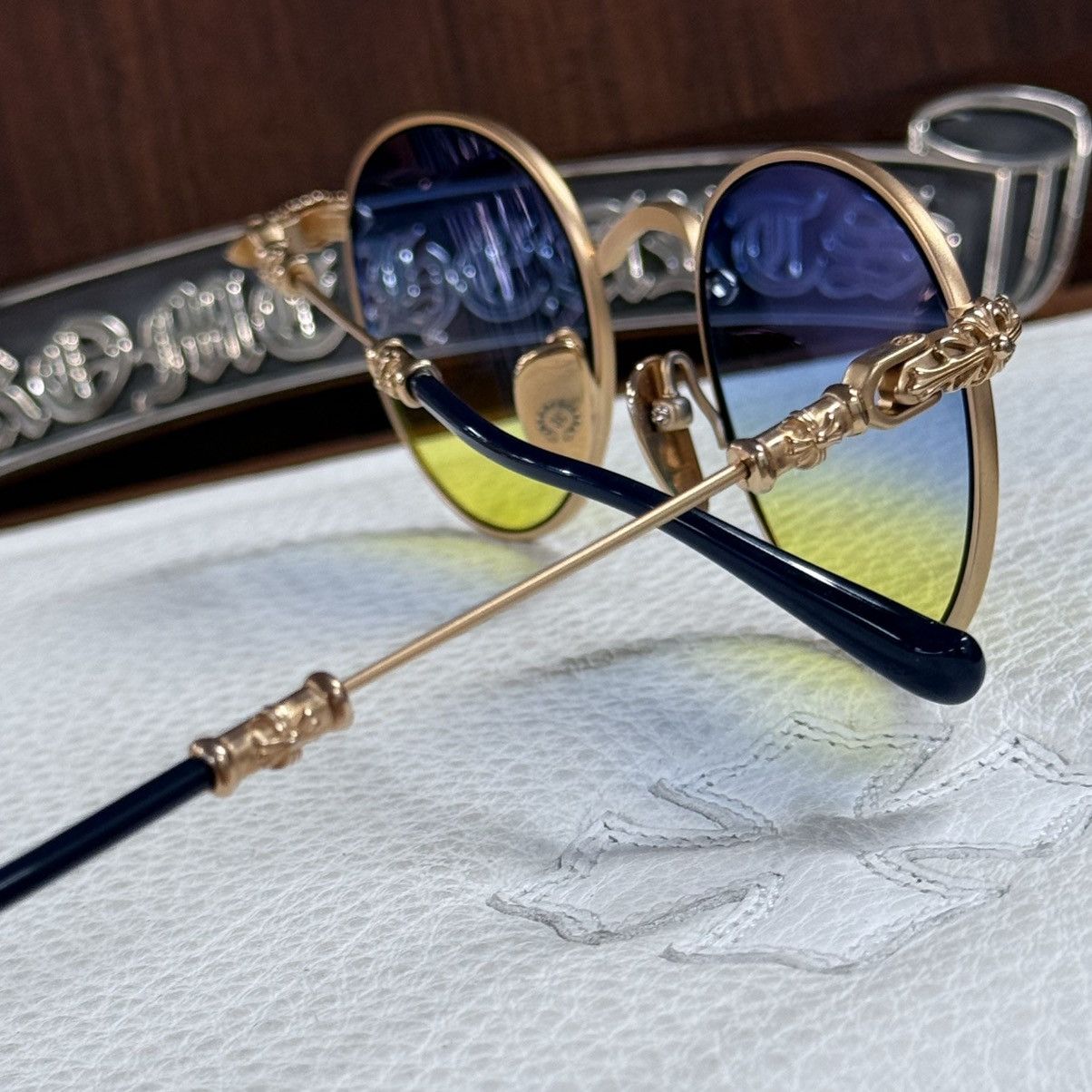 Chrome Hearts Chrome Hearts BUBBA - A 1/1 Sunglasses Size ONE SIZE - 9 Thumbnail