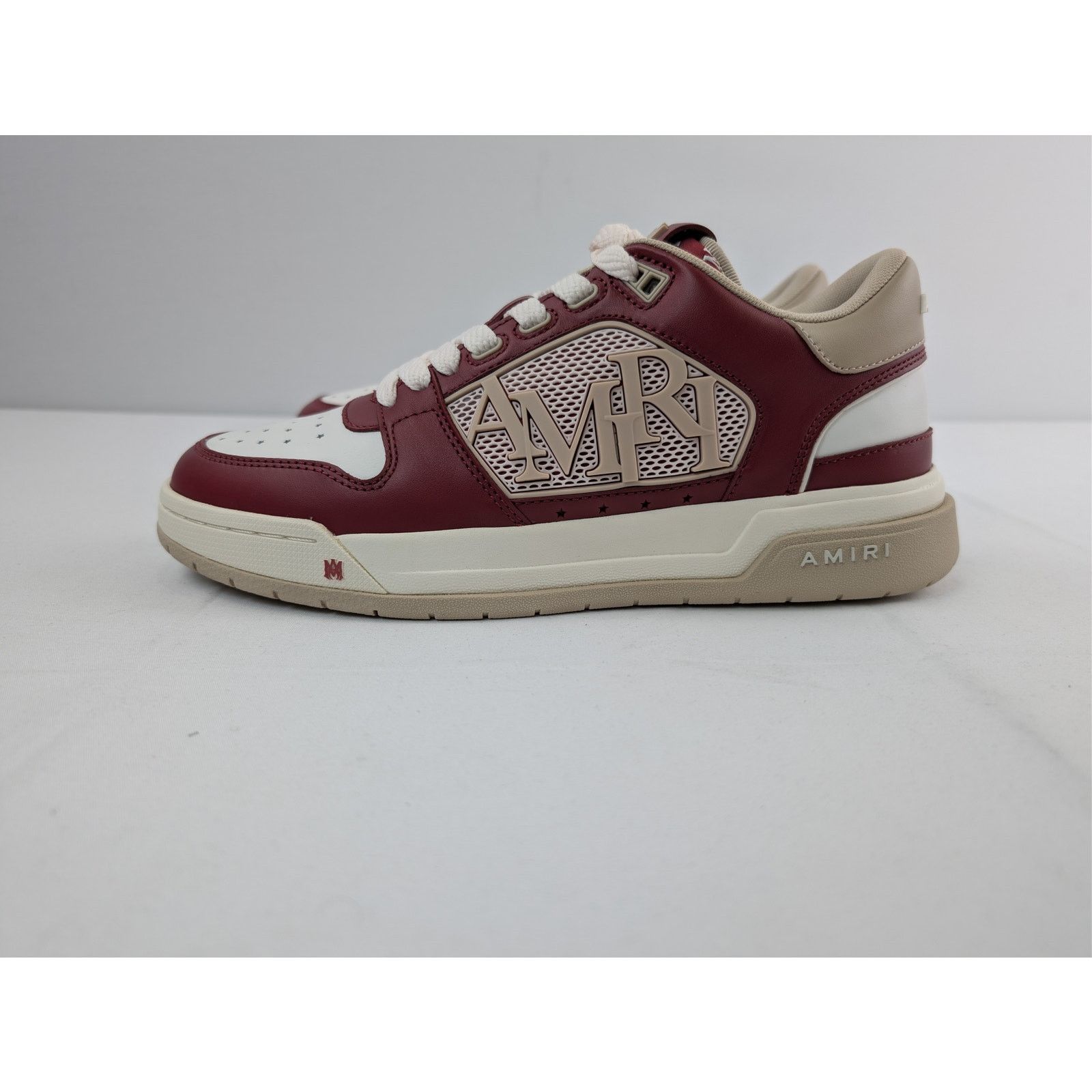 Amiri o1rshd1 Classic Low-Top Sneakers in Deep Red Size US 8 / EU 41 - 10 Thumbnail