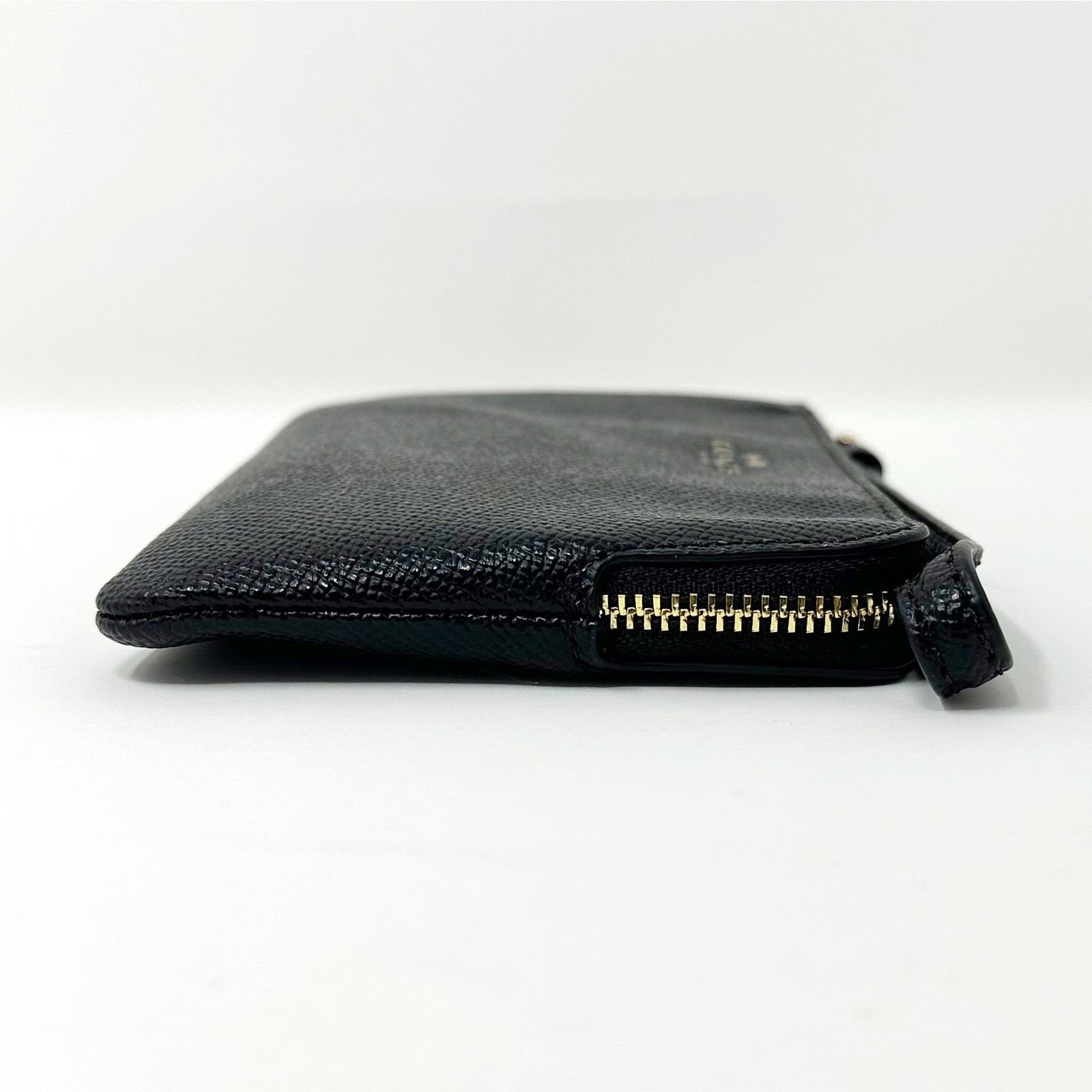 Coach Coach Corner Zip Wristlet in Black Leather 58032 New Size ONE SIZE - 7 Thumbnail