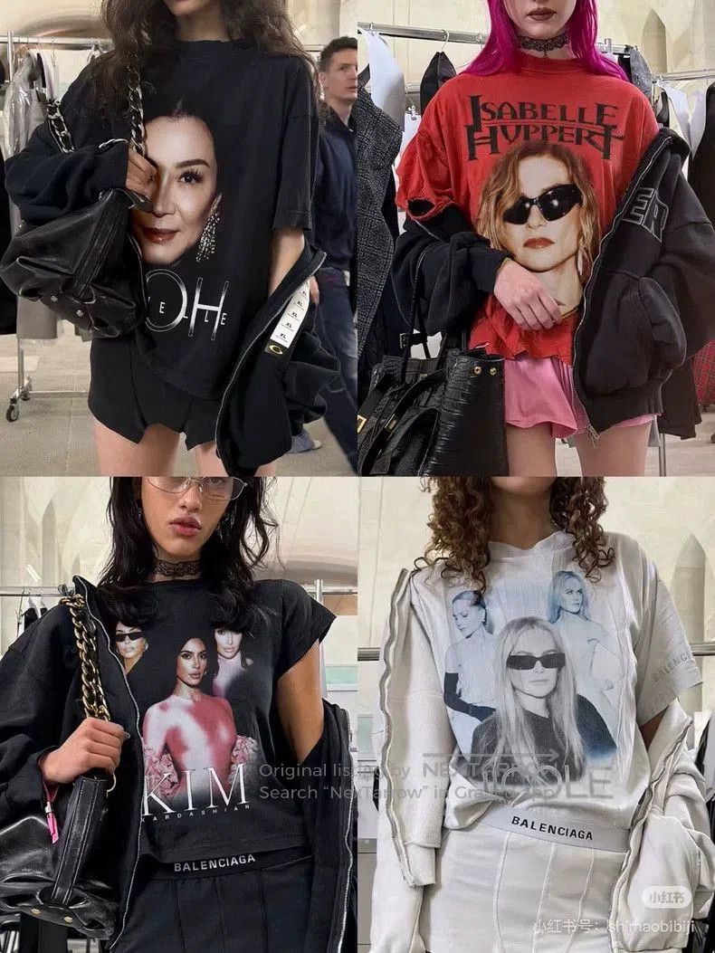 Balenciaga Balenciaga Fanclub Michelle Yeoh T-shirt. Size US XL / EU 56 / 4 - 6 Thumbnail