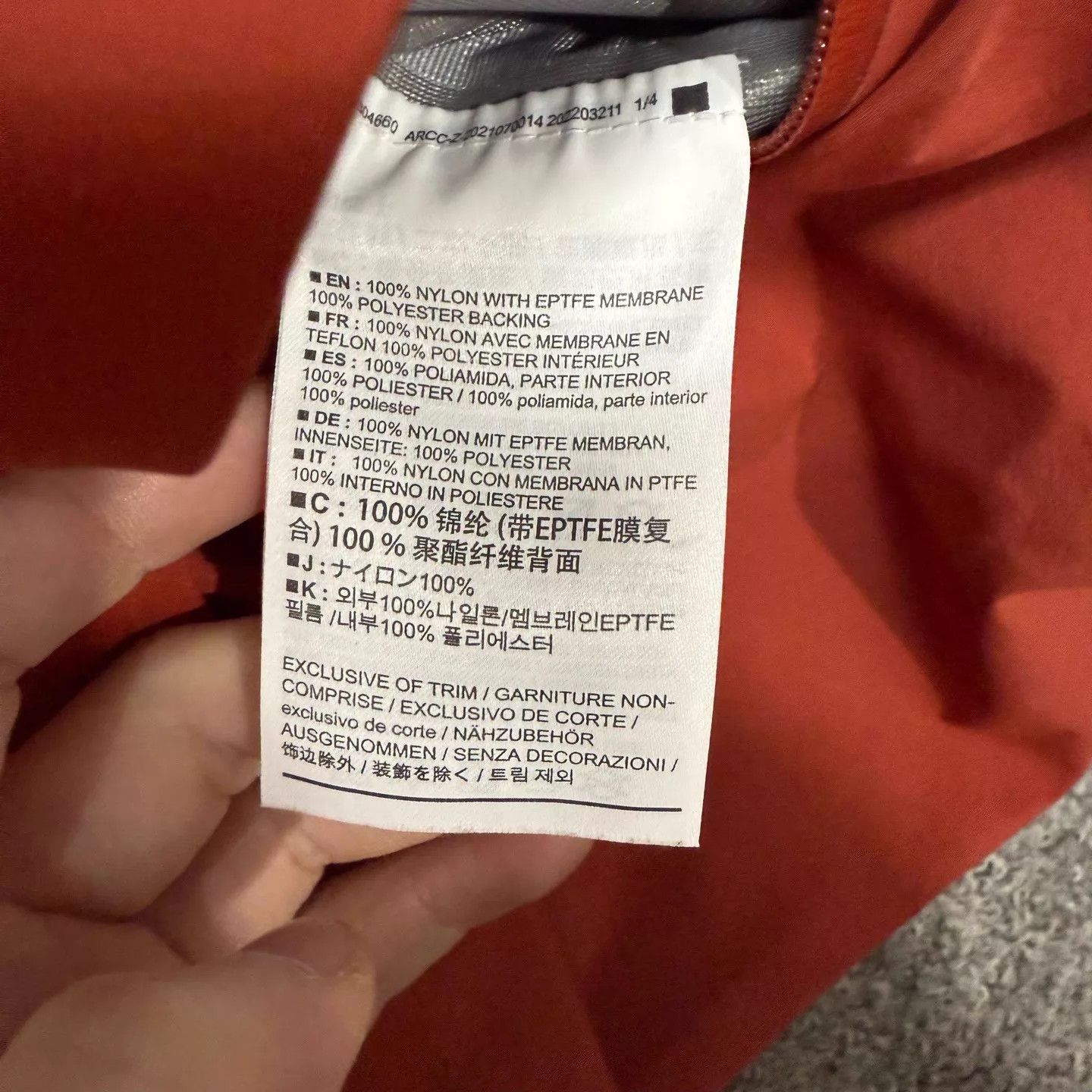 Arc'teryx Arcteryx Sandstone Red Hooded Jacket L 99 New Size US L / EU 52-54 / 3 - 4 Thumbnail