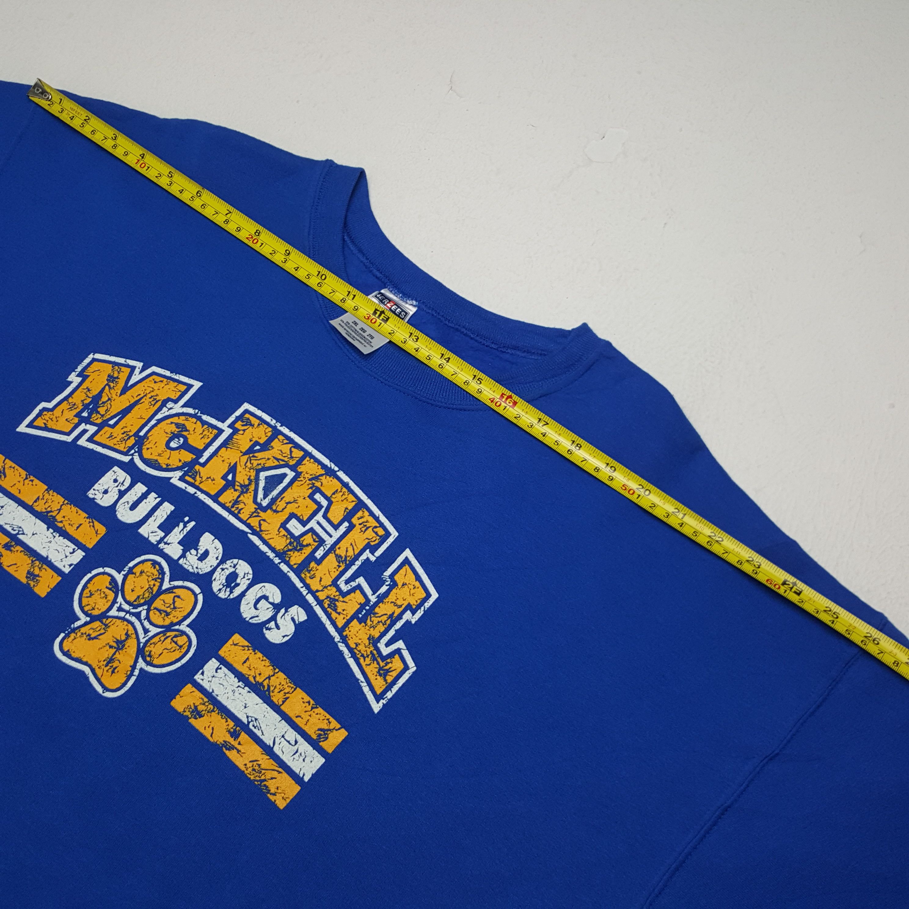 Vintage Vintage McKELL Bulldog Student Sportwear Club Sweatshirt Size US XXL / EU 58 / 5 - 5 Thumbnail