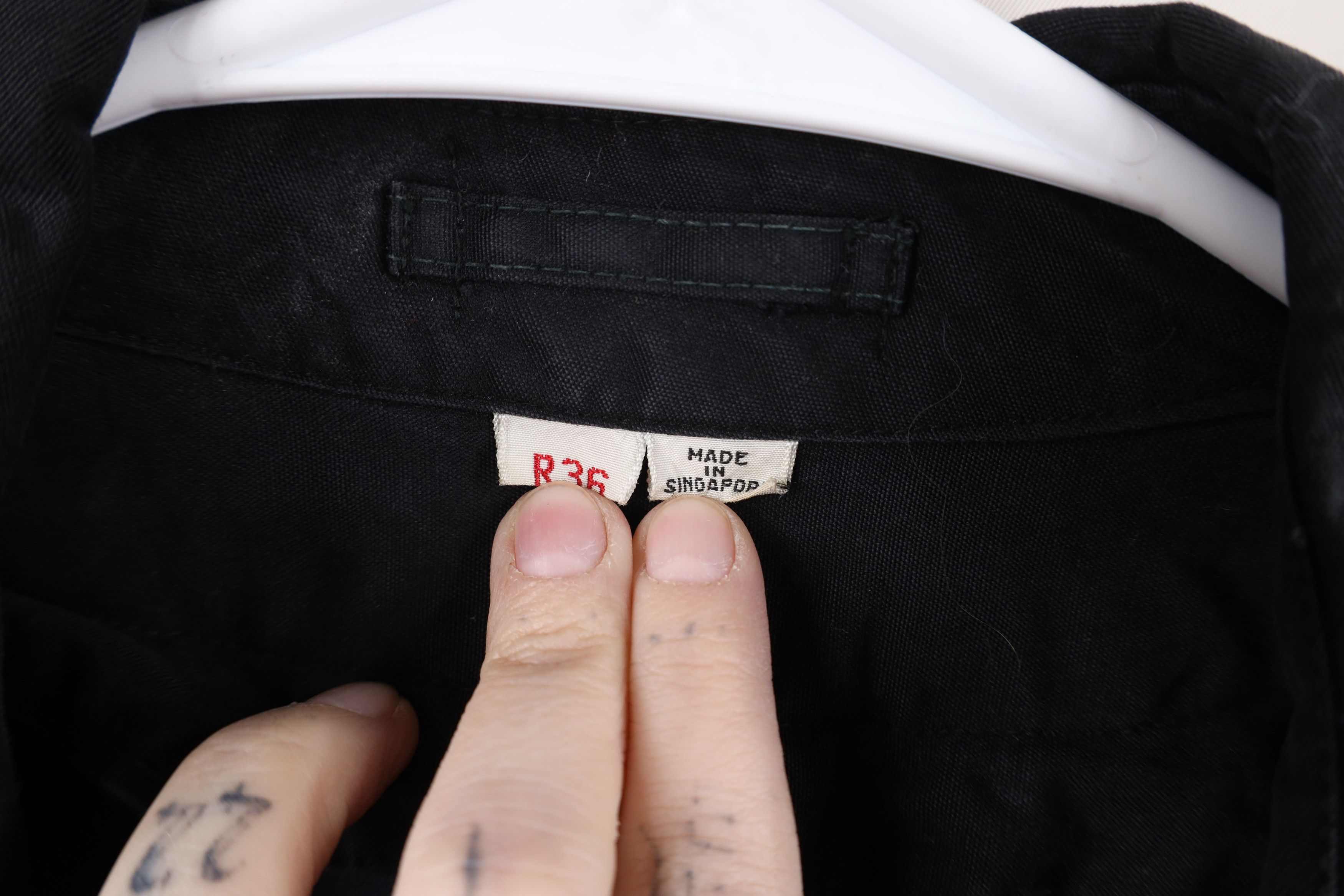 Vintage Vintage 60s Streetwear Trench Coat Rain Jacket Black Size US L / EU 52-54 / 3 - 8 Thumbnail