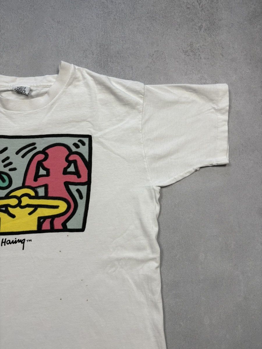 Keith Haring Vintage Keith Haring Hear No Pop Shop T-Shirt 80s Art Evil Size US L / EU 52-54 / 3 - 2 Thumbnail