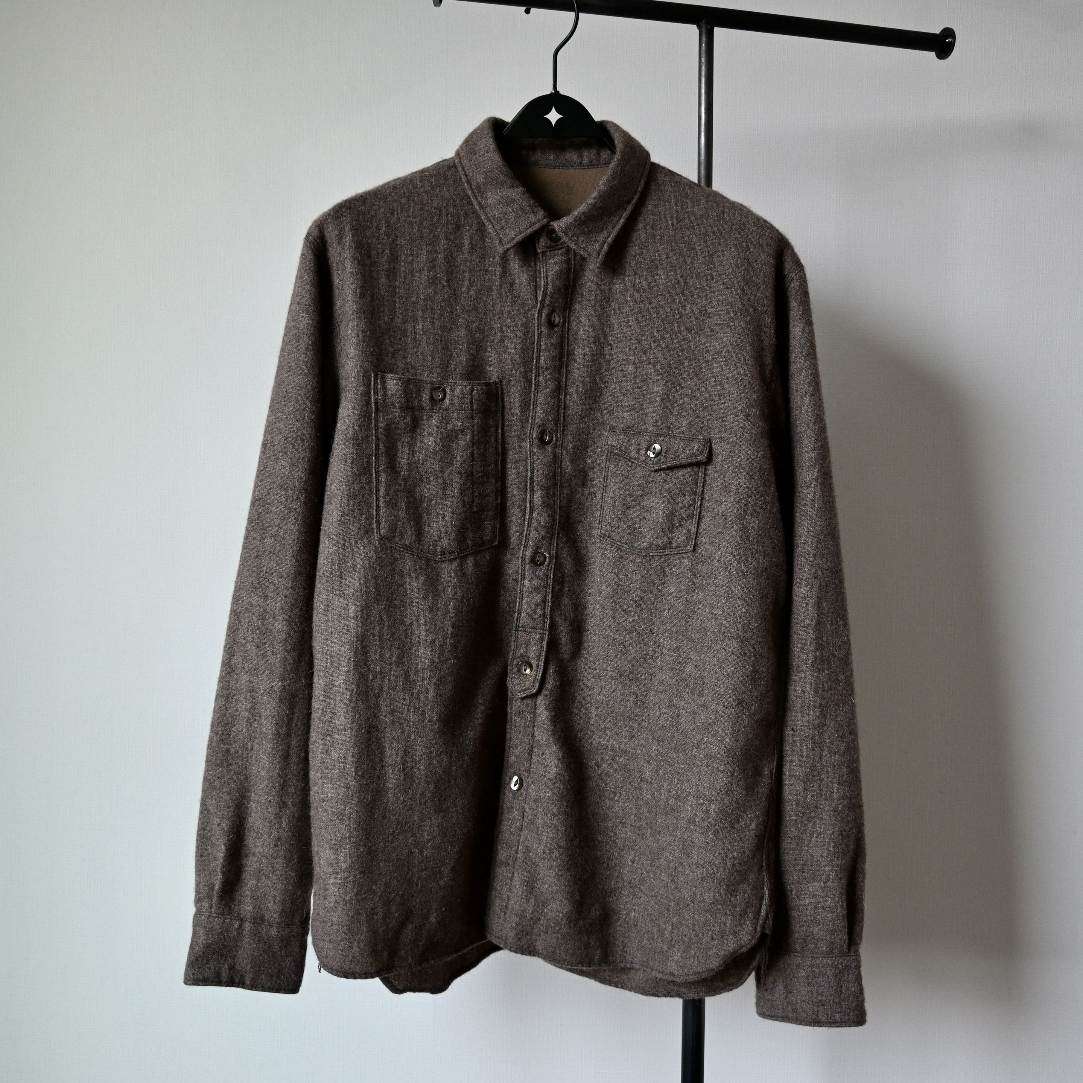 Spellbound SPELLBOUND wool blend fabric work shirt, made in Japan Size US L / EU 52-54 / 3 - 1 Thumbnail