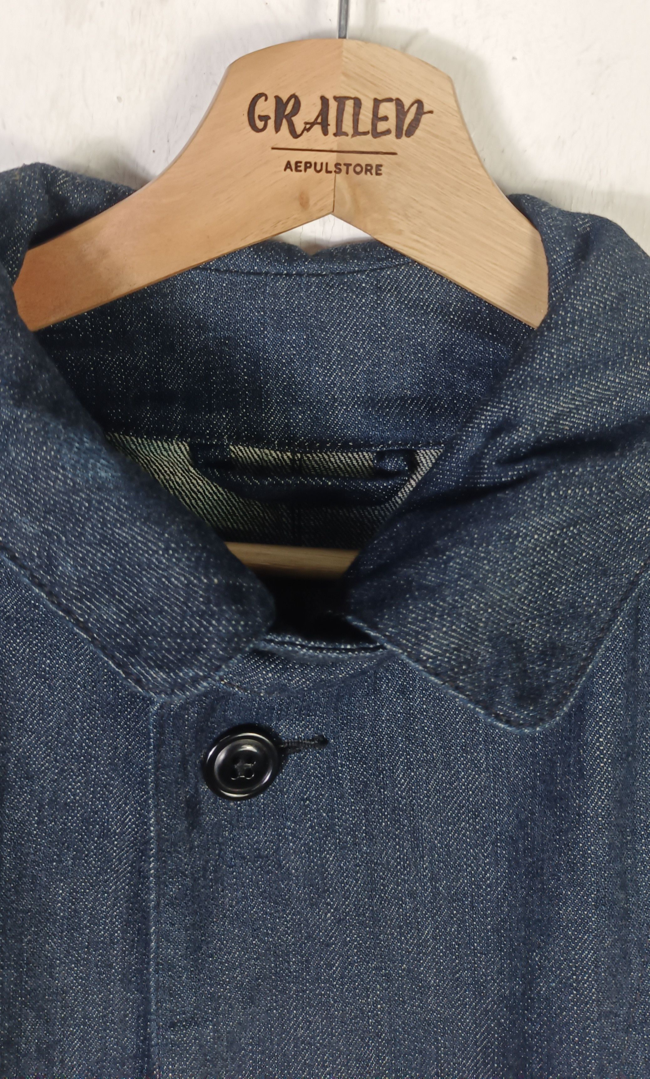 Evisu RARE🔥🔥 EVISU "Autumm Winter" Denim Long Jacket Size US XXL / EU 58 / 5 - 11 Thumbnail