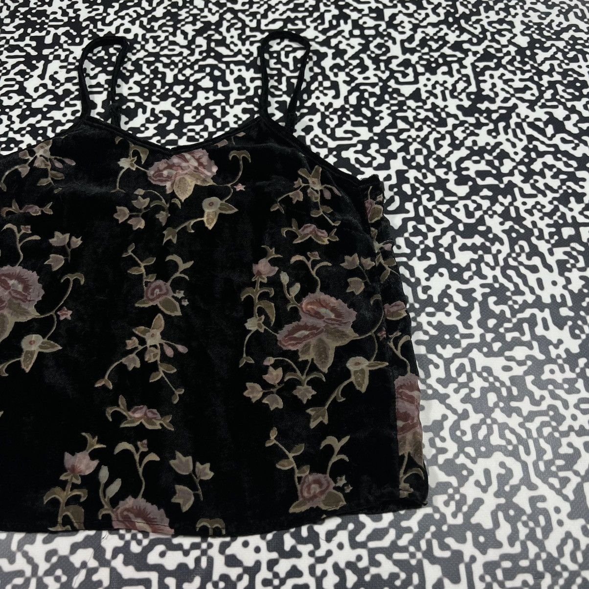 Vintage Vintage Y2K Japanese Flower Tank Top Floral Retro Style Size S / US 4 / IT 40 - 5 Thumbnail