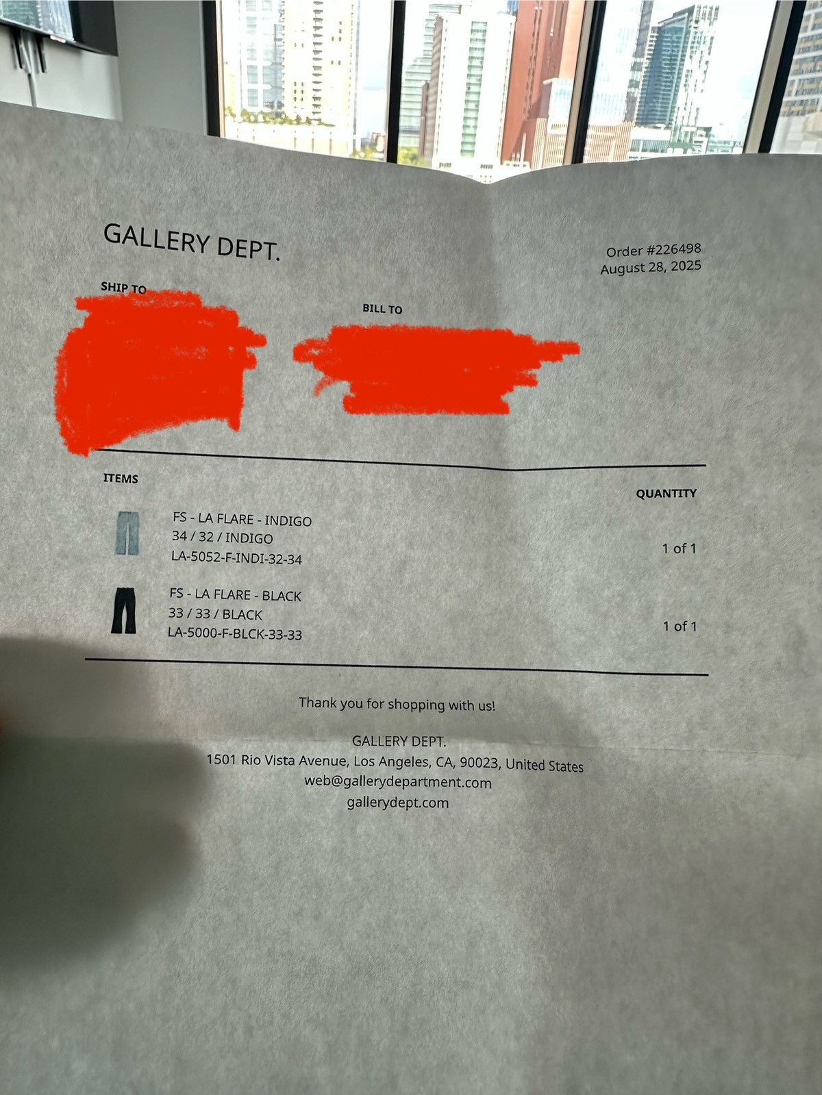 Gallery Dept. Gallery Dept. OG LA Flare Size US 36 / EU 52 - 7 Thumbnail