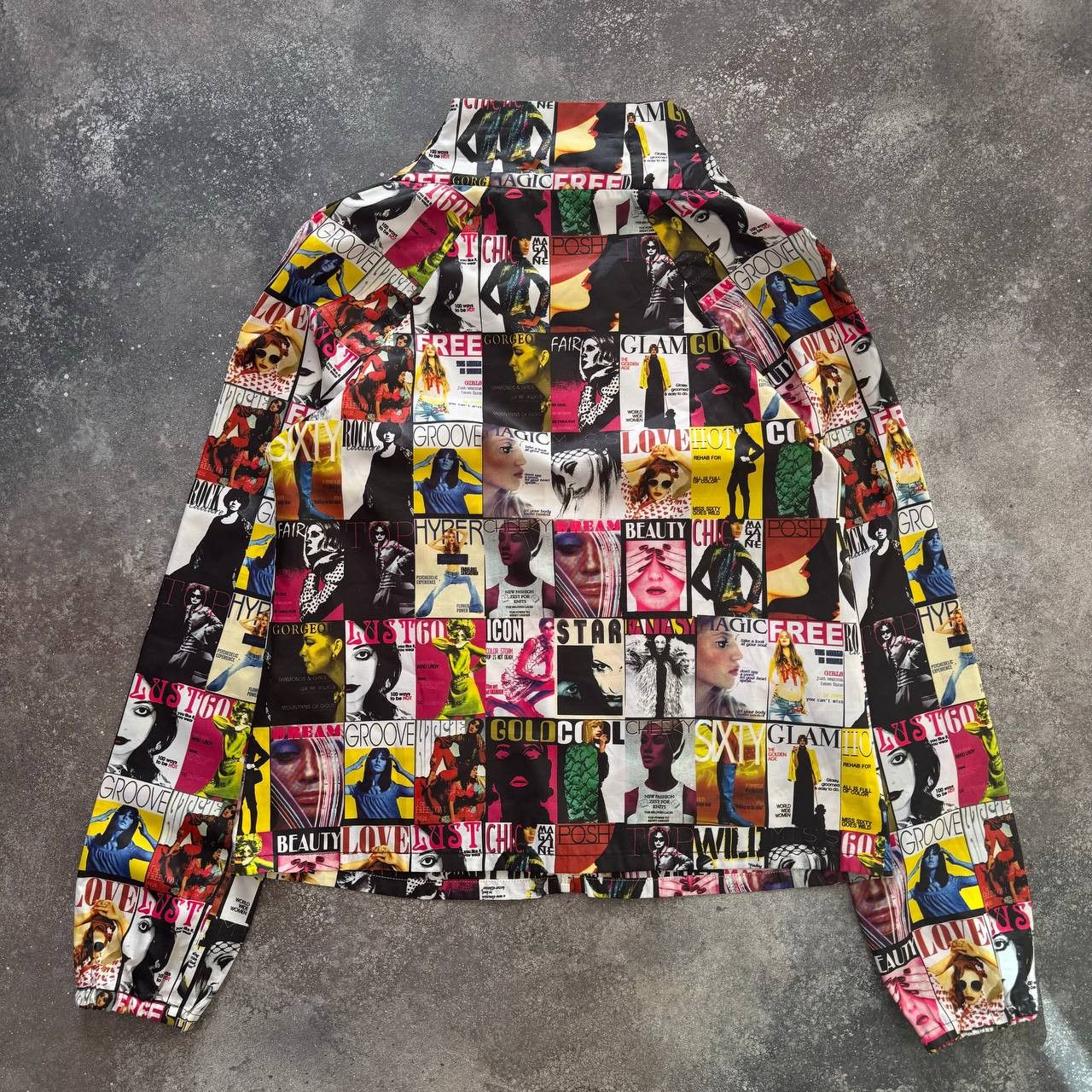 Miss Sixty Miss Sixty Y2K Retro Magazine Printed Light Jacket Size S / US 4 / IT 40 - 4 Thumbnail