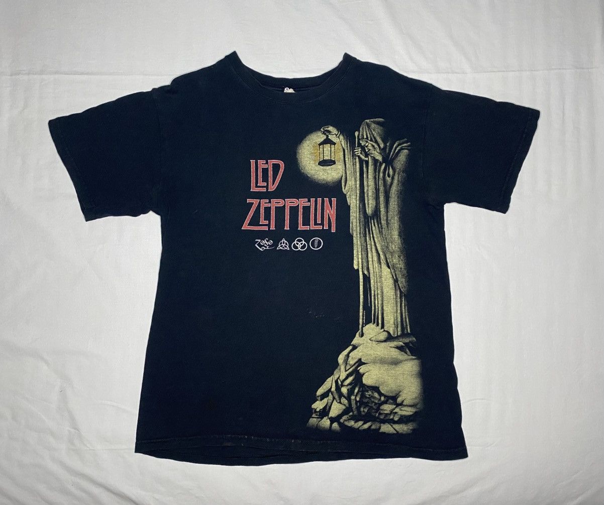 Anvil Led Zeppelin Band The Hermit Tee Adult M Black Rock Music Size US M / EU 48-50 / 2 - 1 Thumbnail