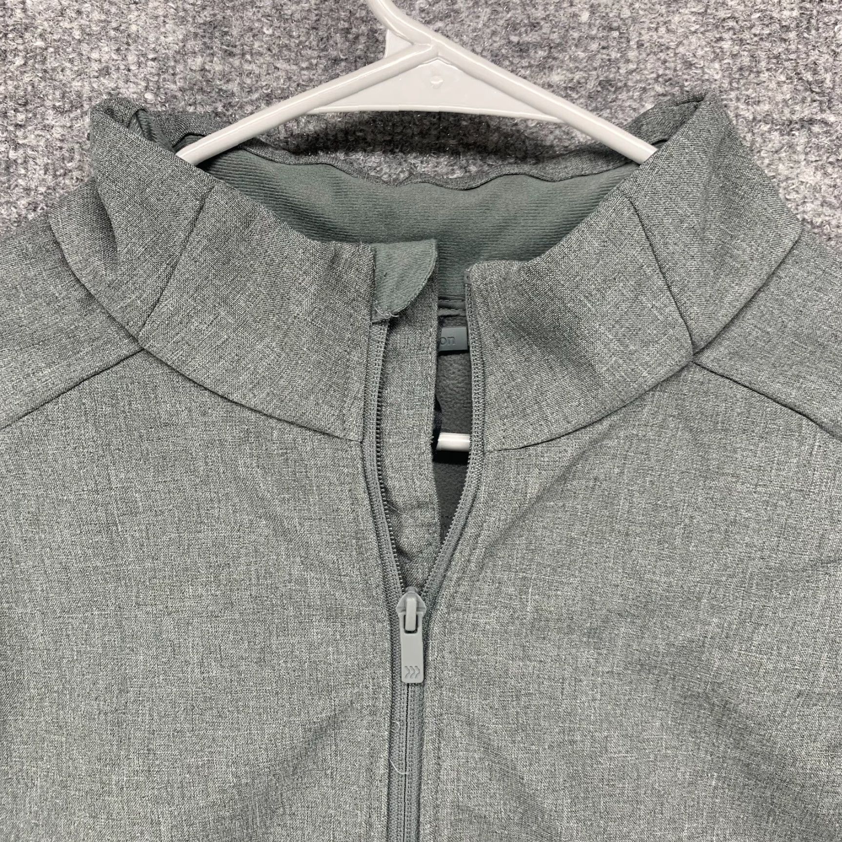 Vintage All In Motion Jacket Mens Medium Gray Full Zip Performance Active Fleece Pocket Size US M / EU 48-50 / 2 - 4 Thumbnail