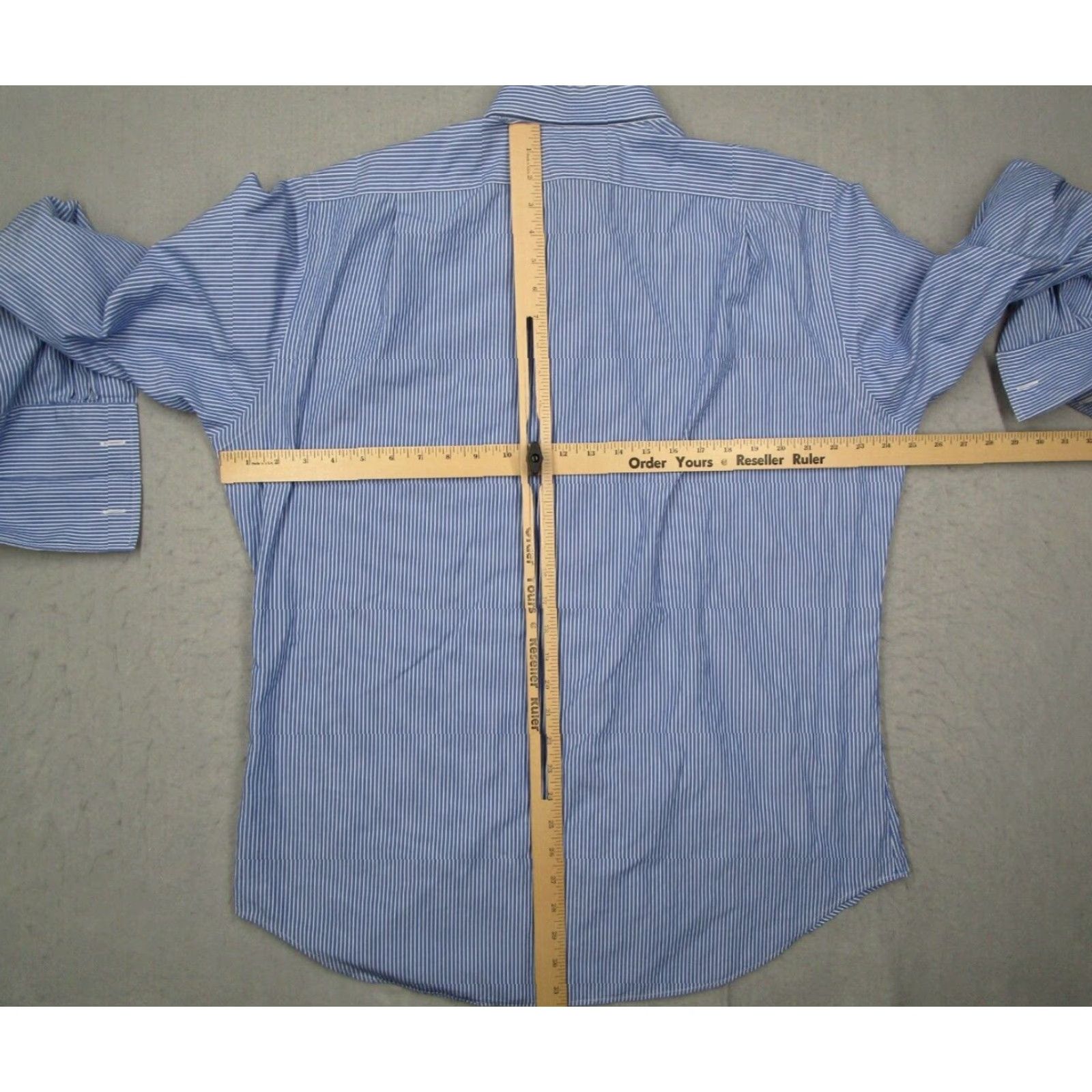 Polo Ralph Lauren VINTAGE Polo Ralph Lauren Shirt Mens 16 34 Blue Striped Curham Made in Hong Kong Size US S / EU 44-46 / 1 - 5 Thumbnail