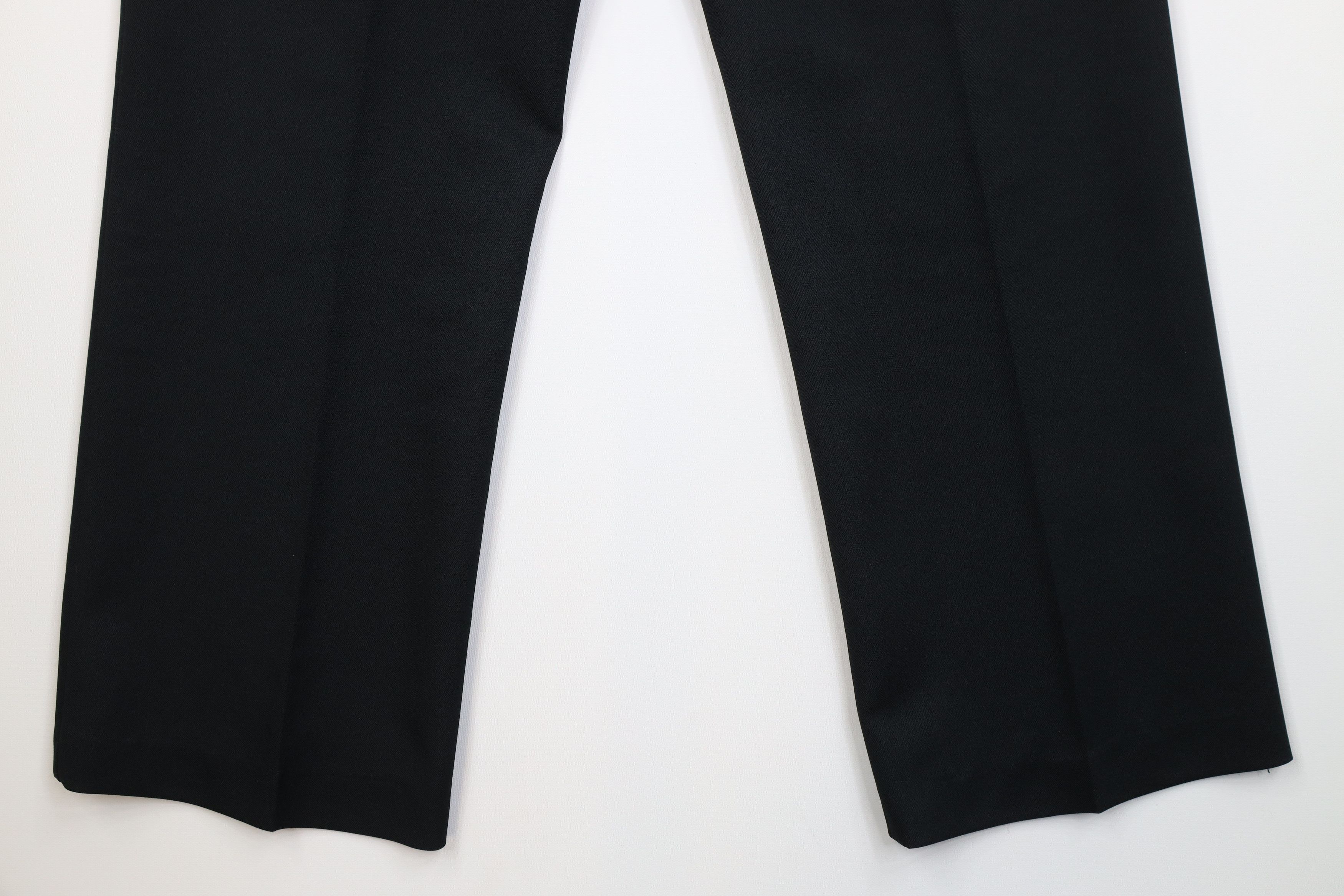 Vintage Vintage 70s Streetwear Flared Wide Leg Chino Pants Black USA Size US 36 / EU 52 - 12 Thumbnail
