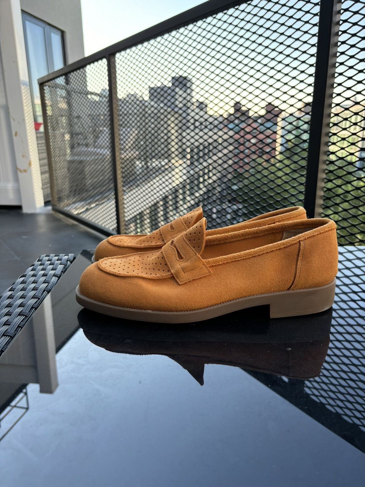 Kleman Kleman Peach Suede Loafers (DALIOR 2 V SUM) Size US 12 / EU 45 - 1 Thumbnail