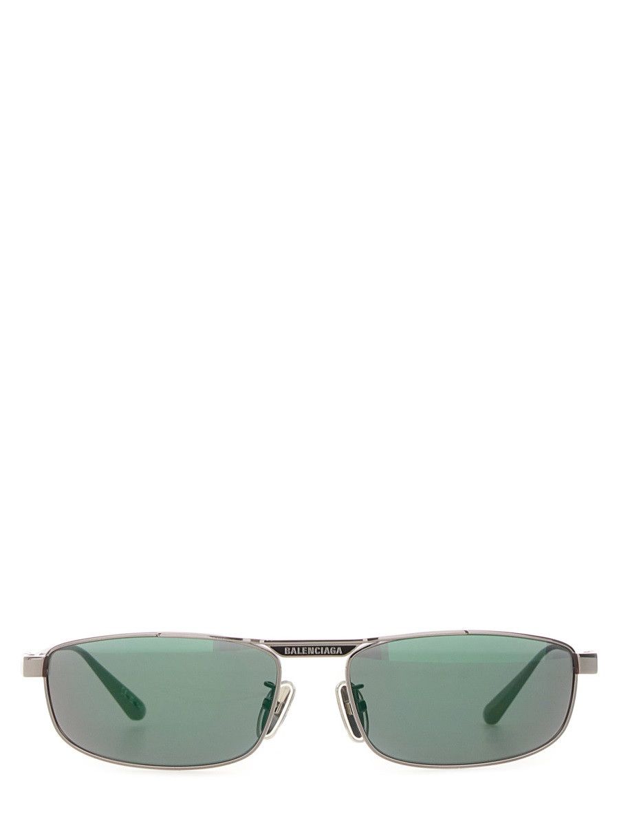 Balenciaga BALENCIAGA "TAG 3.0 RECTANGLE" SUNGLASSES - GREY Size ONE SIZE - 1 Thumbnail