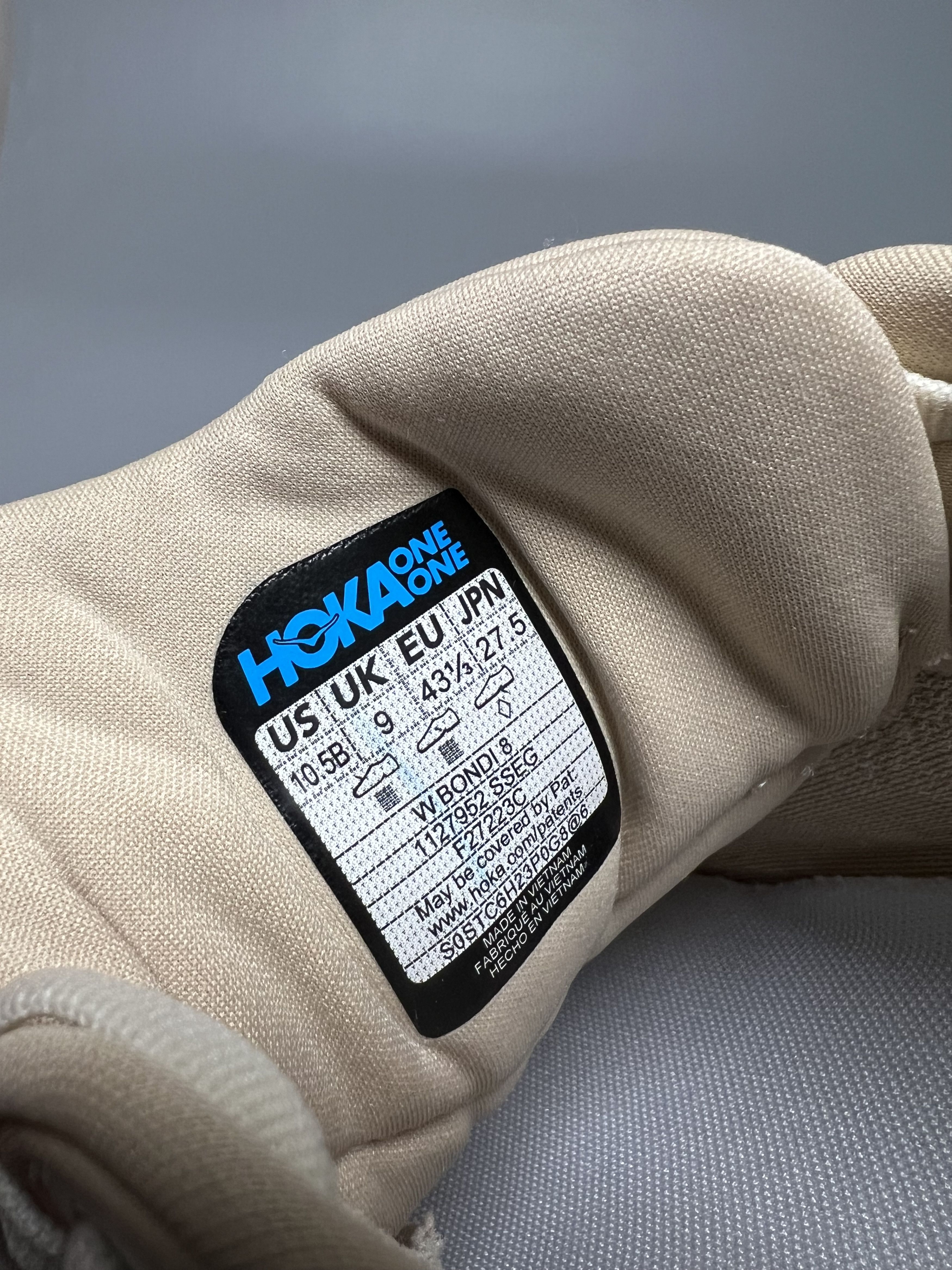 Hoka 10.5B Hoka One One Bondi 8 Running Shoes Walking Training Size US 10.5 / IT 40.5 - 17 Thumbnail