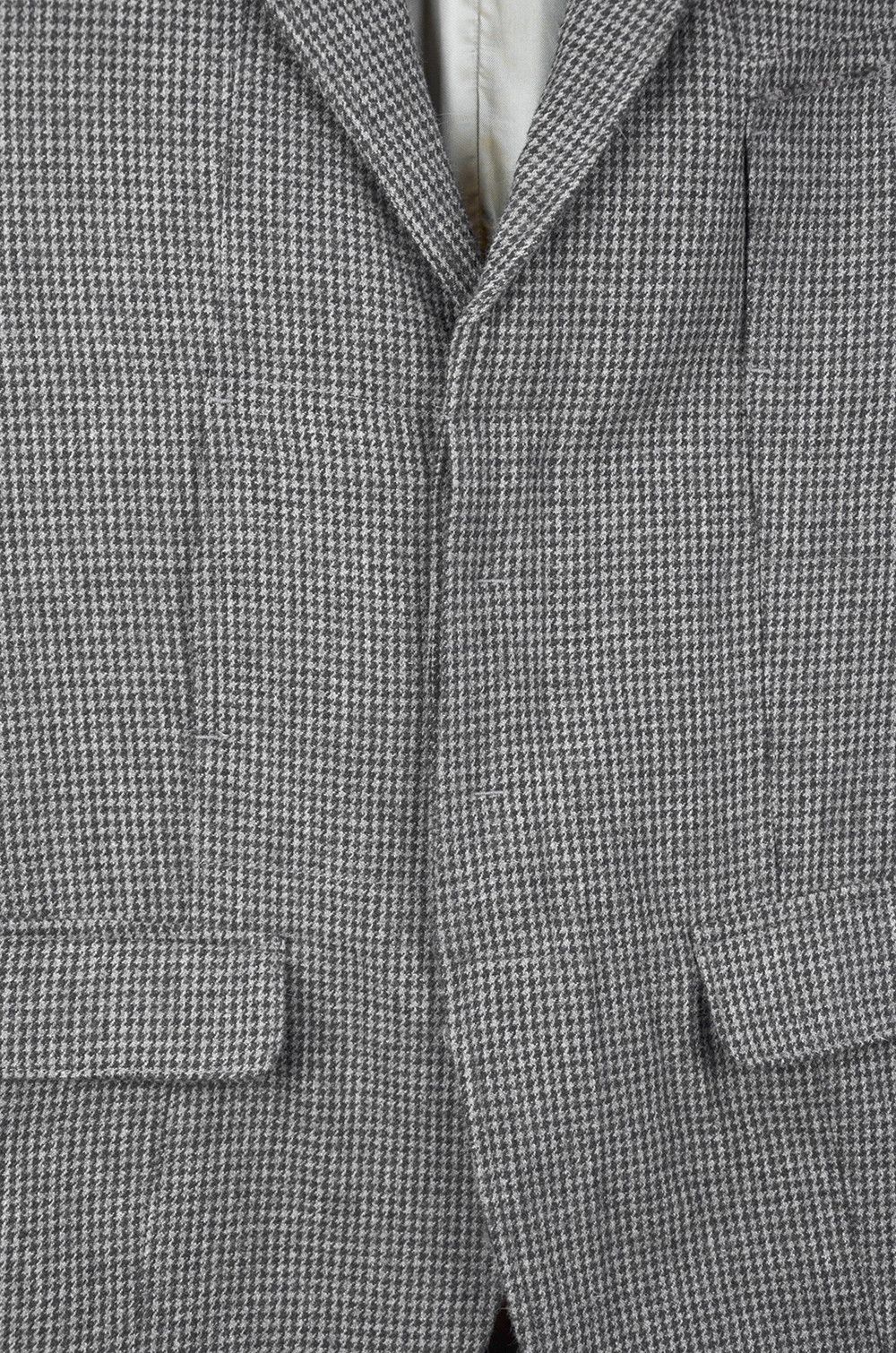 Marithe + Francois Girbaud MARITHE FRANCOIS GIBRAUD Gray Herringbone Blazer - S Size 46R - 5 Thumbnail