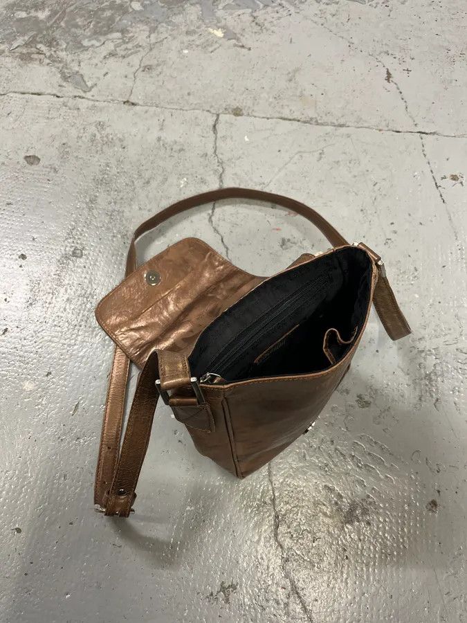 Jean Paul Gaultier FW1995 Jean Paul Gaultier Dietrich Brown Leather Shoulder Bag Size ONE SIZE - 10 Thumbnail