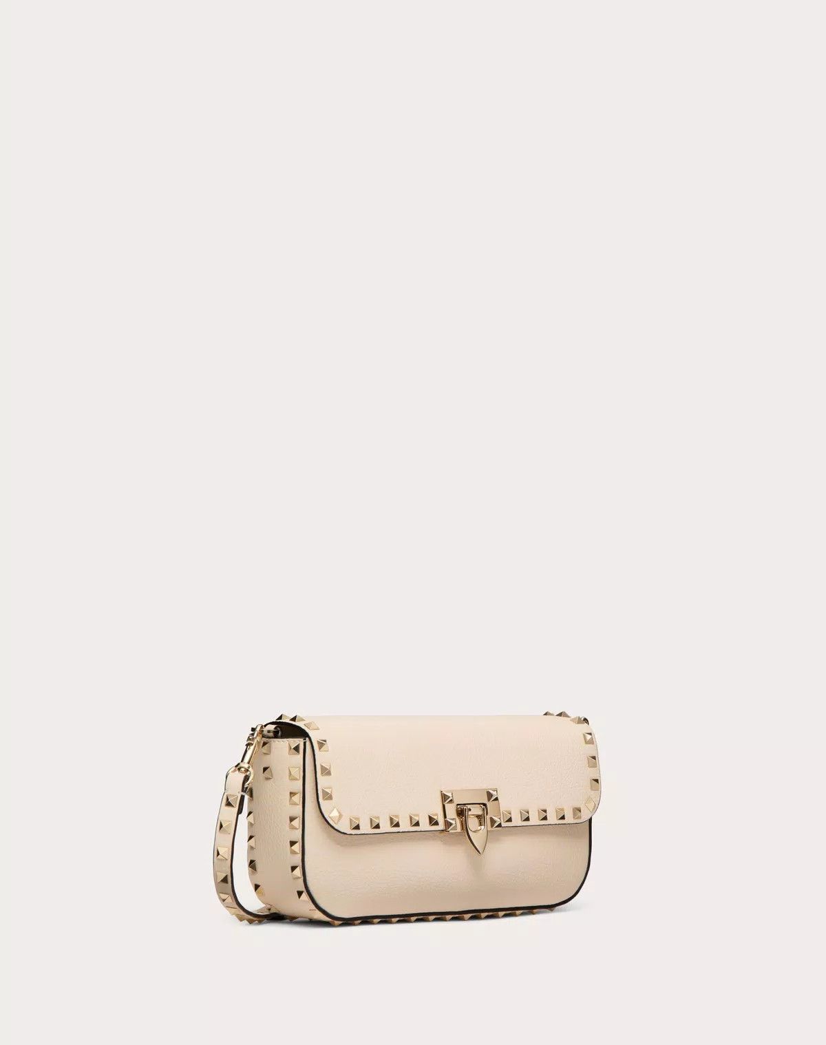 Valentino oc11z0725 Size:OS/Shoulder Bag In Grainy Calfskin in White Size ONE SIZE - 2 Thumbnail