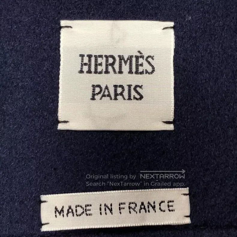 Hermes Hermes Blue Color-blocked Leather Cashmere Jacket Size XXS / US 00 / IT 34 - 5 Thumbnail