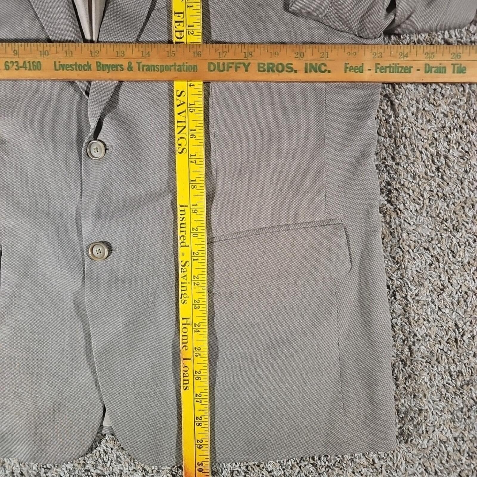Pronto Uomo Pronto Uomo Couture Super120's 2 Button Blazer 100% Wool 44s Size 44S - 4 Thumbnail