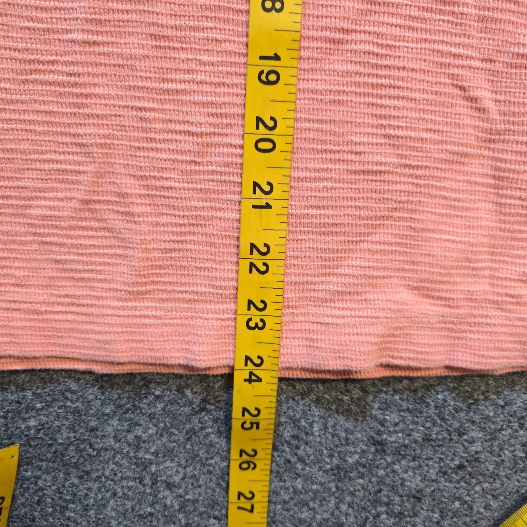 J. Jill J Jill Top Women Size 2X Orange Thermal Henley 3/4 Sleeve Stretch Casual Capsule Size XXL / US 16-18 / IT 52-54 - 6 Thumbnail