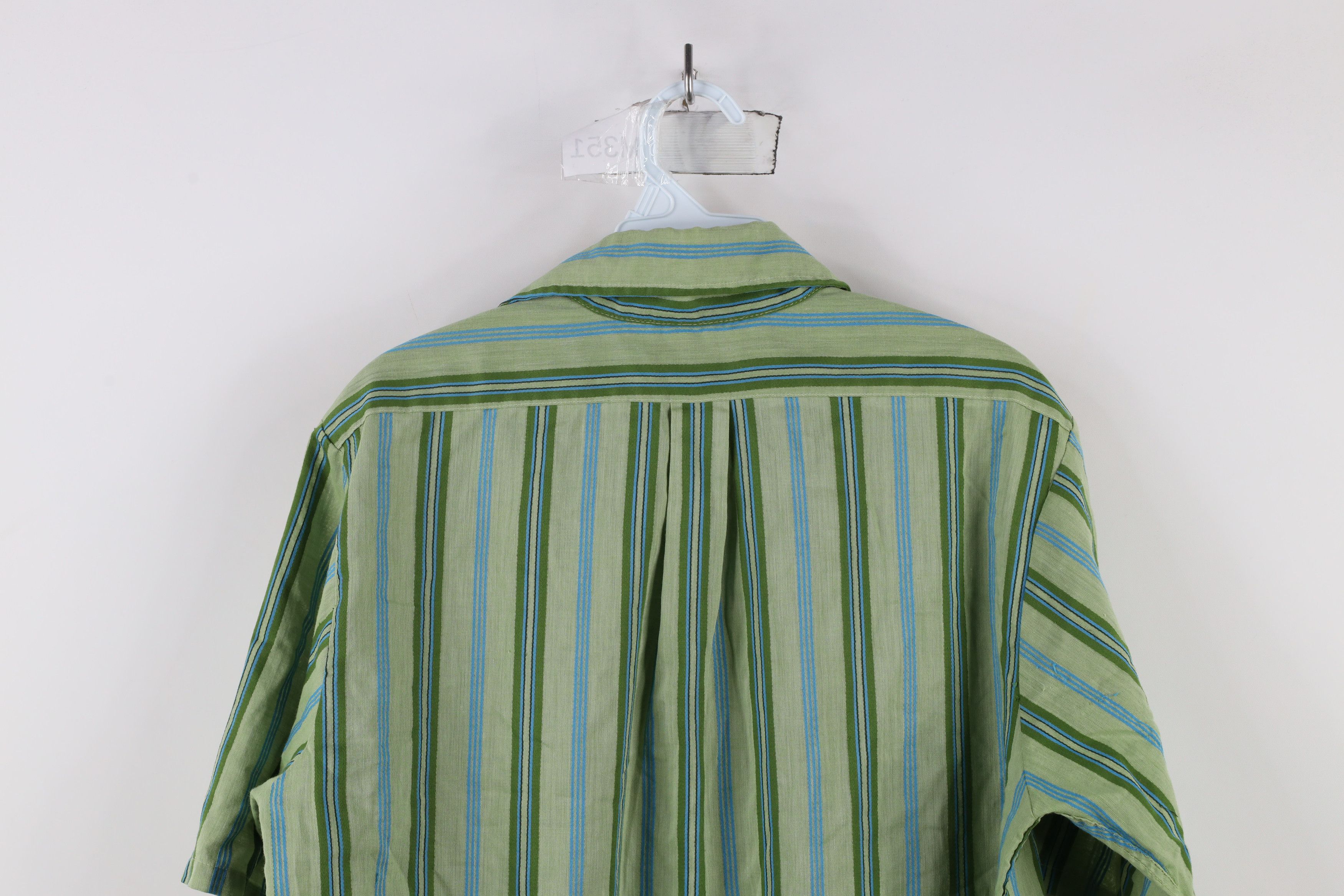 Vintage Vintage 60s 70s Streetwear Tapered Striped Button Shirt USA Size US M / EU 48-50 / 2 - 11 Thumbnail