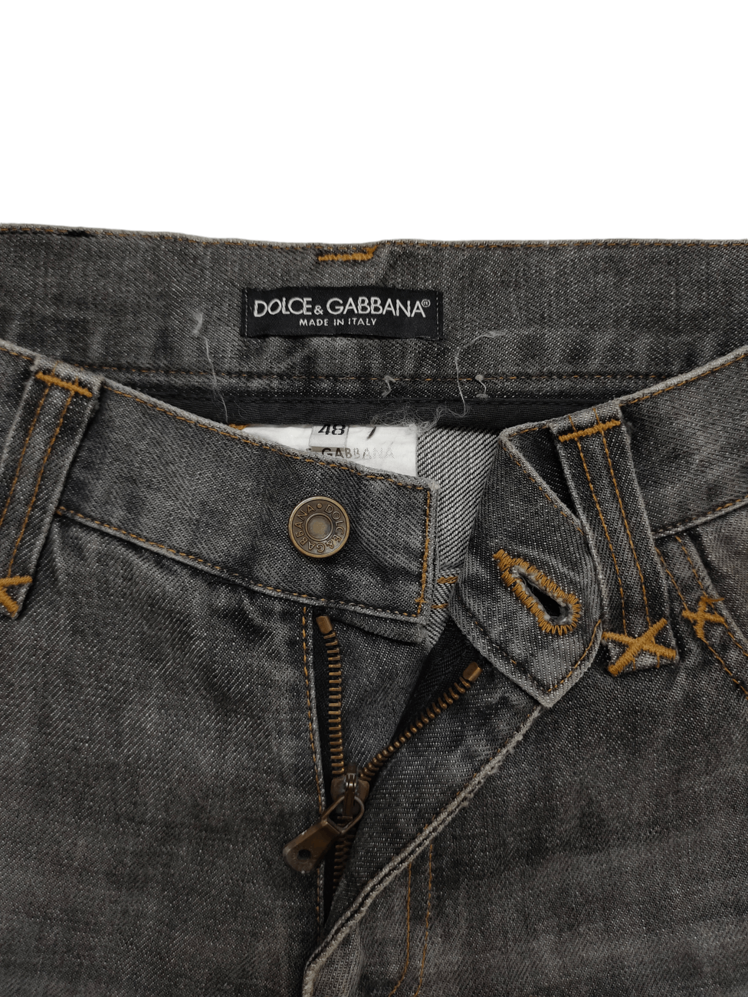 Dolce & Gabbana Dolce & Gabbana Clawmark Distress Faded Denim Jeans Size US 34 / EU 50 - 17 Thumbnail