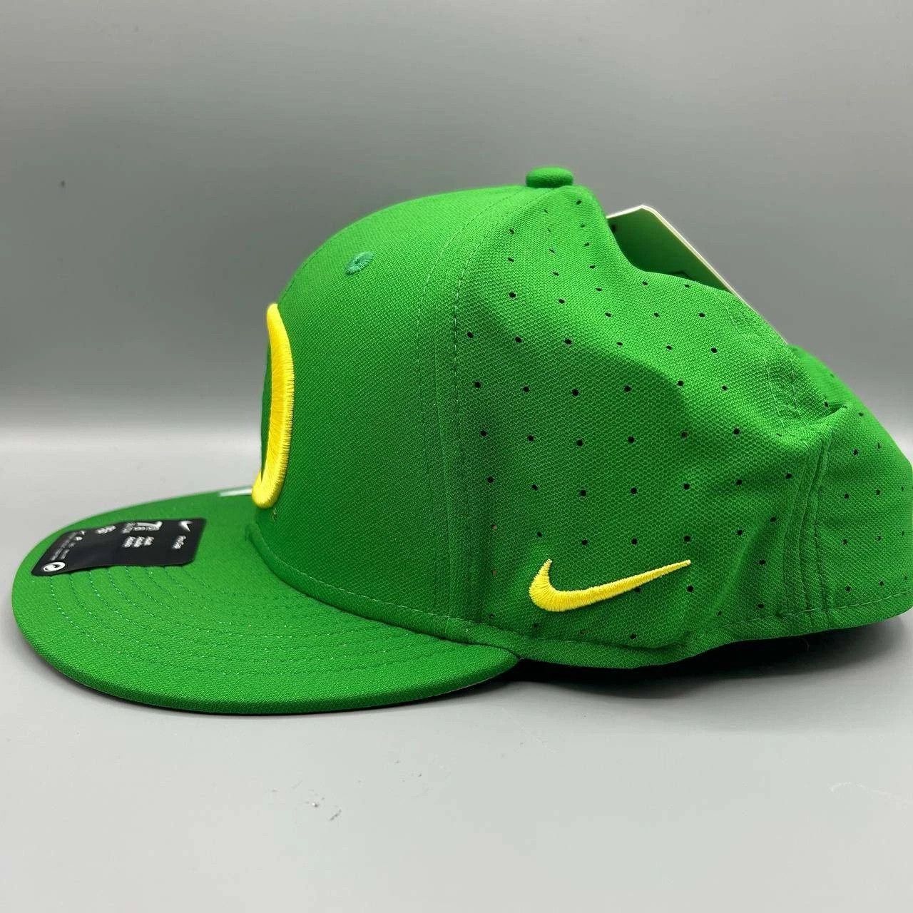 Nike Oregon Ducks x Nike Pro Hat Men 7 3/8 Dri-Fit Fitted Cap New Size ONE SIZE - 3 Thumbnail