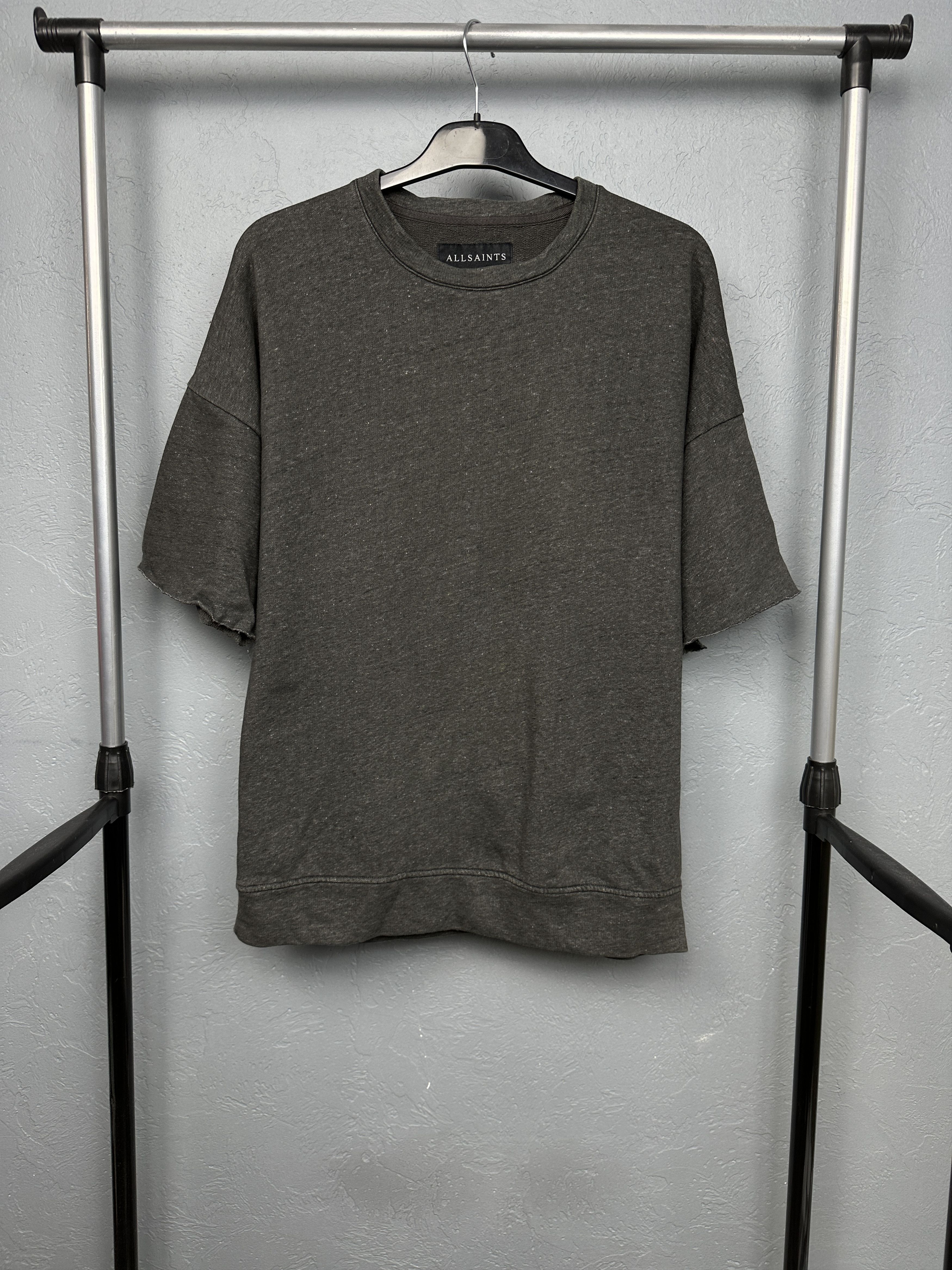 Allsaints Allsaints Mens Etra Short Sleeve Crew Neck Sweatshirt Size US S / EU 44-46 / 1 - 1 Thumbnail