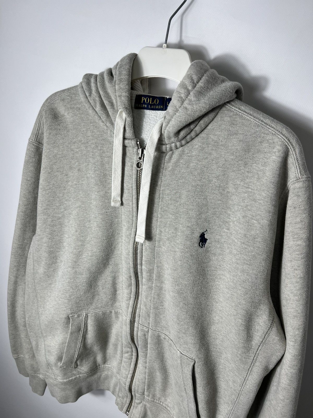 Polo Ralph Lauren Vintage streetwear y2k sk8 Polo Ralph Lauren Gray Zip Hoodie Size US L / EU 52-54 / 3 - 2 Thumbnail