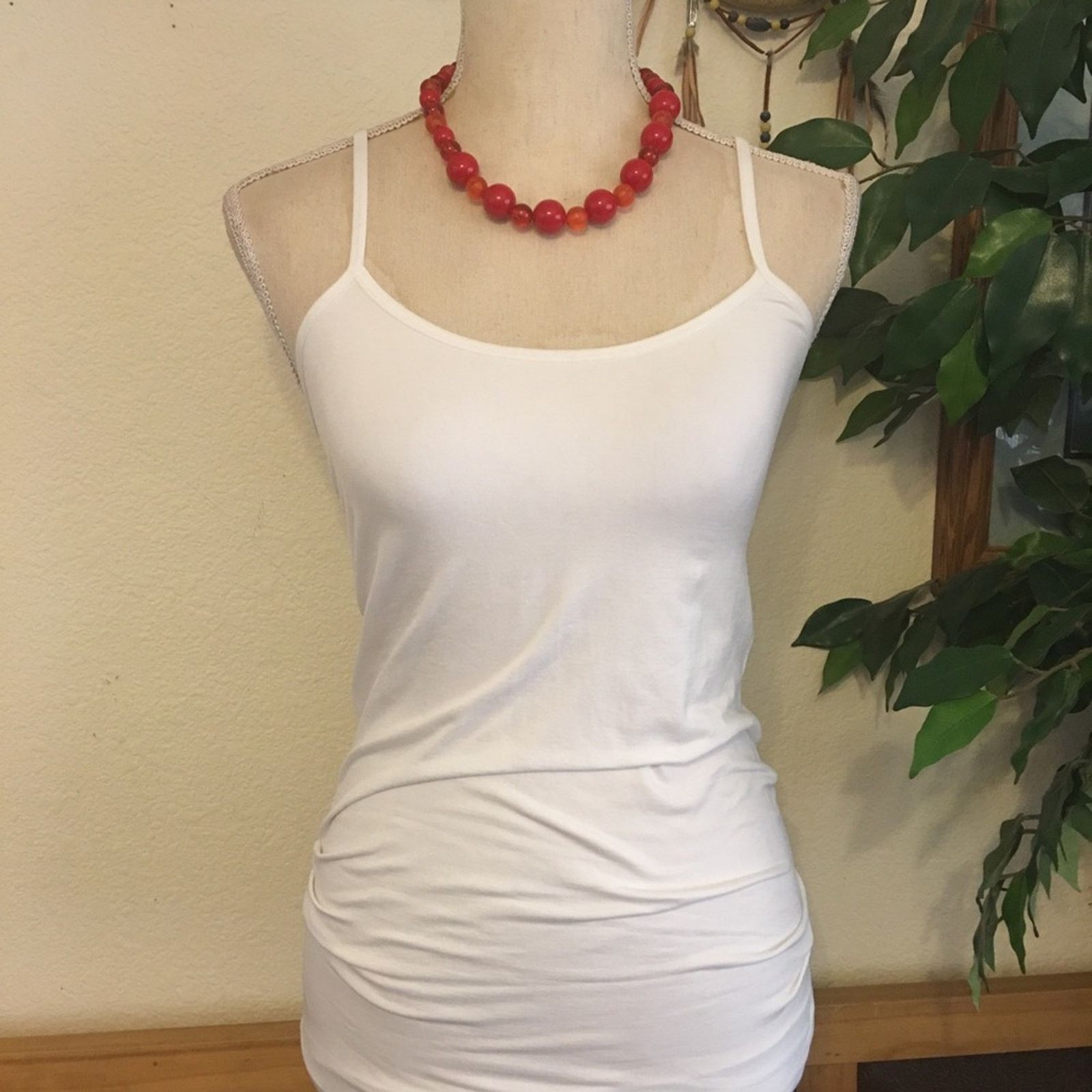 Vintage Vintage Claire’s red tone chunky bead necklace Size ONE SIZE - 4 Thumbnail