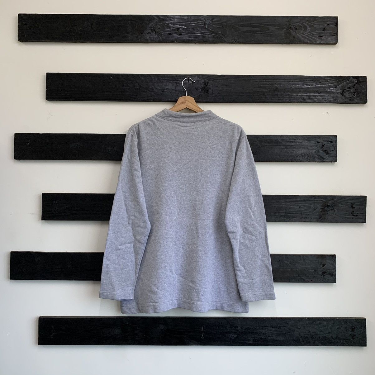 Hai Sporting Gear × Issey Miyake Vintage Hai Sporting Gear Turtle Neck Sweatshirt Size US M / EU 48-50 / 2 - 2 Thumbnail